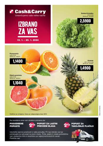 Mercator Cash & Carry katalog - 15.1.2024 - 20.1.2024.