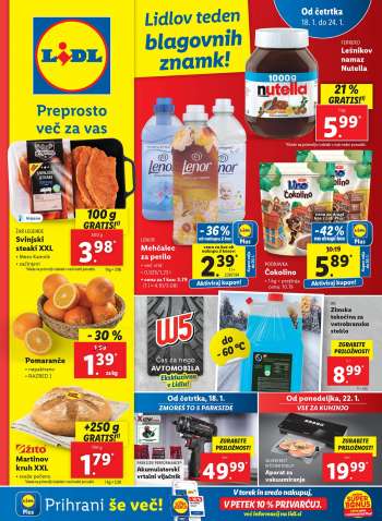 Lidl katalog - 18.1.2024 - 24.1.2024.