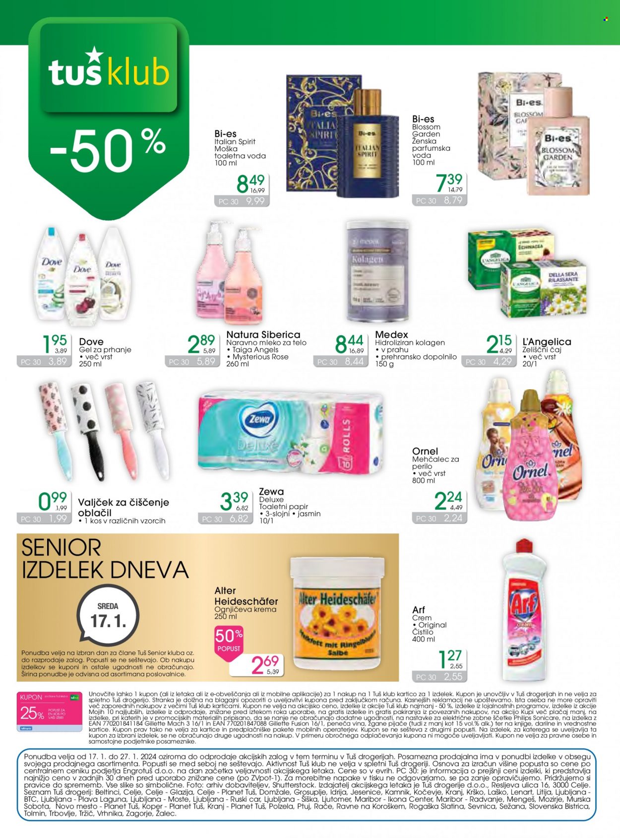 Tuš Drogeria katalog - 17.1.2024 - 27.1.2024. Stran 16