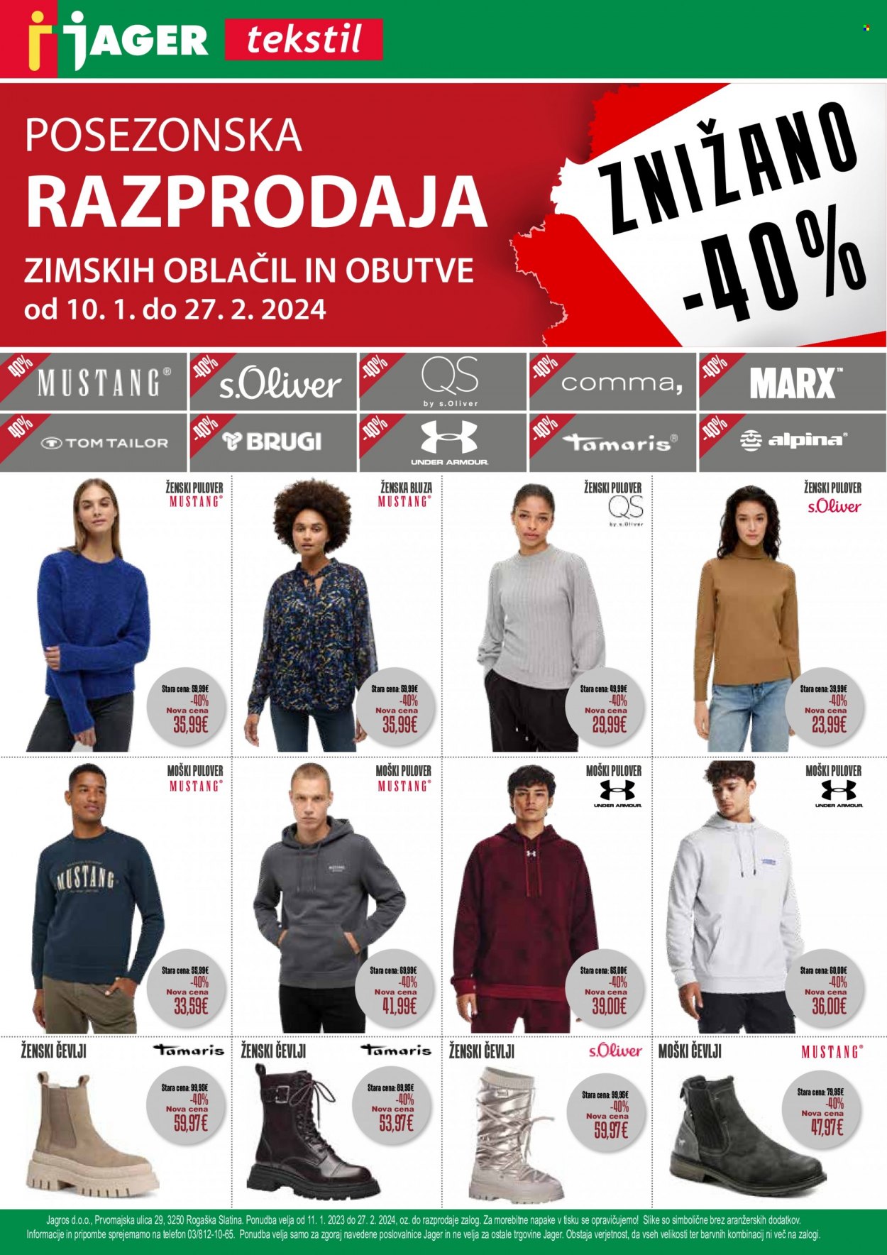 JAGER katalog. Stran 1