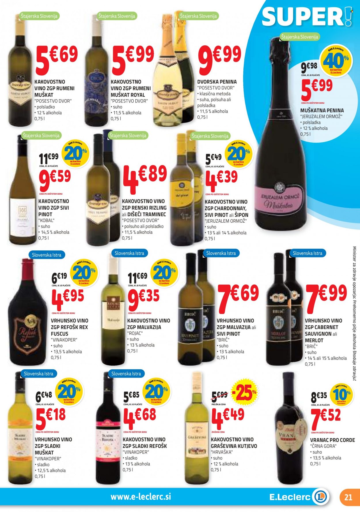 E.Leclerc katalog - 17.1.2024 - 27.1.2024. Stran 21