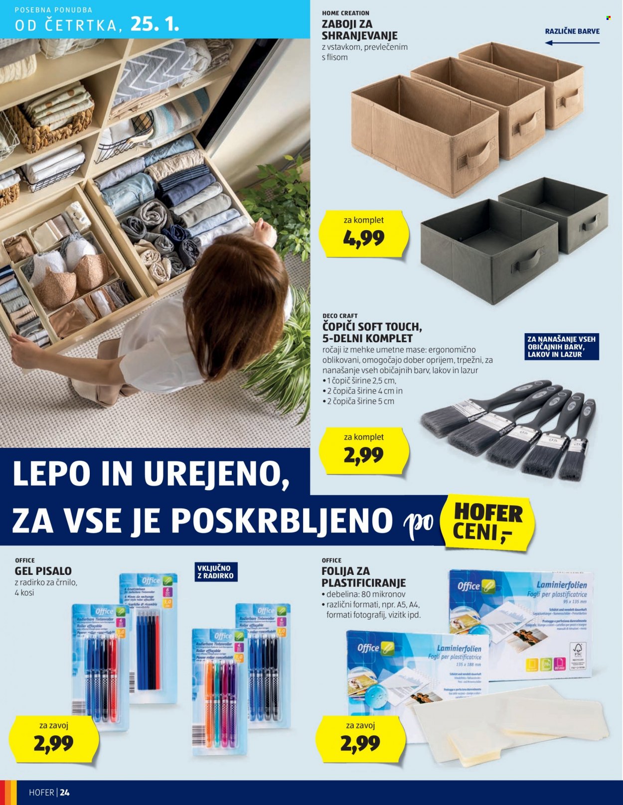 Hofer katalog - 18.1.2024 - 27.1.2024. Stran 24