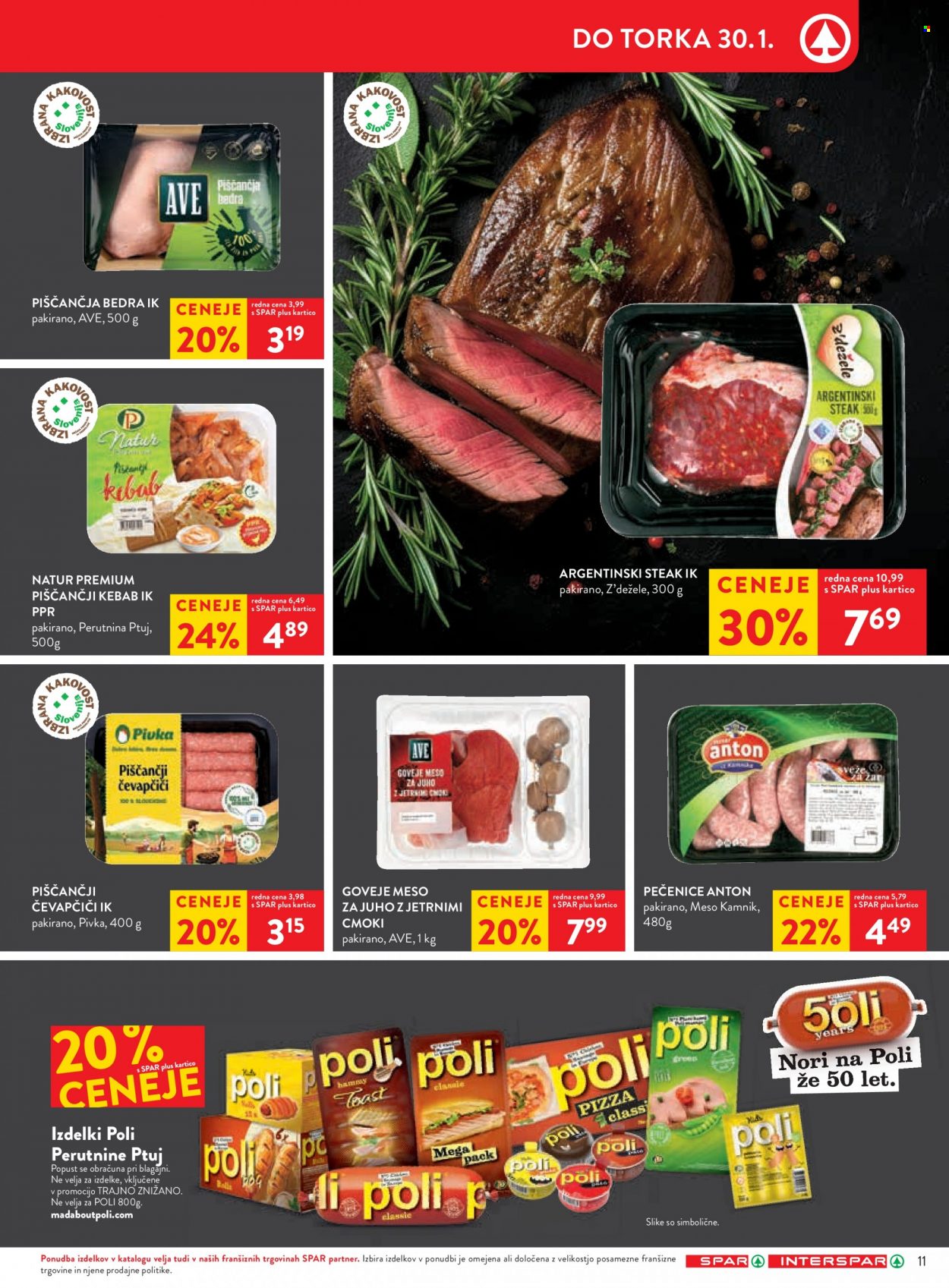 SPAR katalog - 24.1.2024 - 30.1.2024. Stran 11