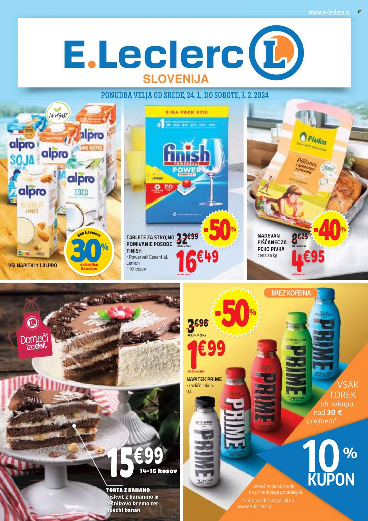 E.Leclerc katalog - 24.1.2024 - 3.2.2024. Stran 1