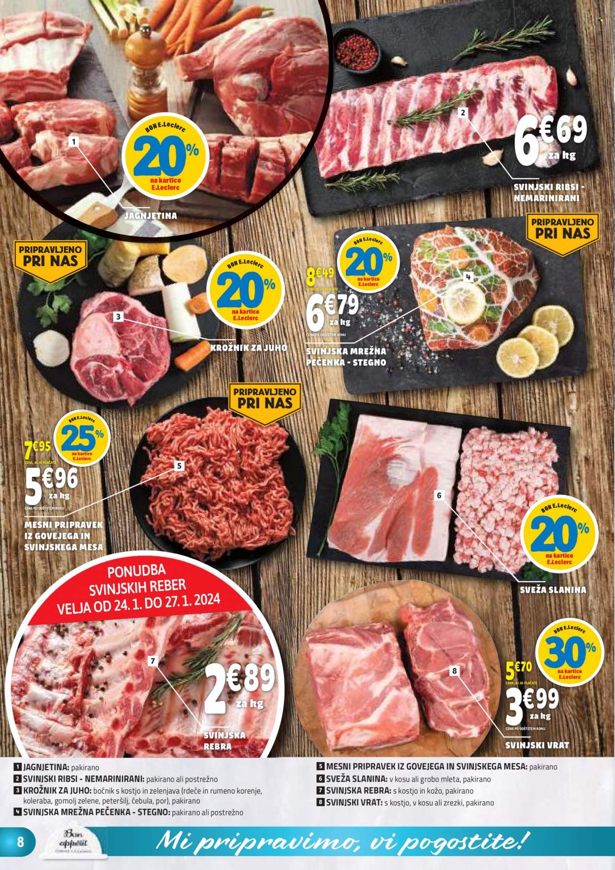 E.Leclerc katalog - 24.1.2024 - 3.2.2024. Stran 8