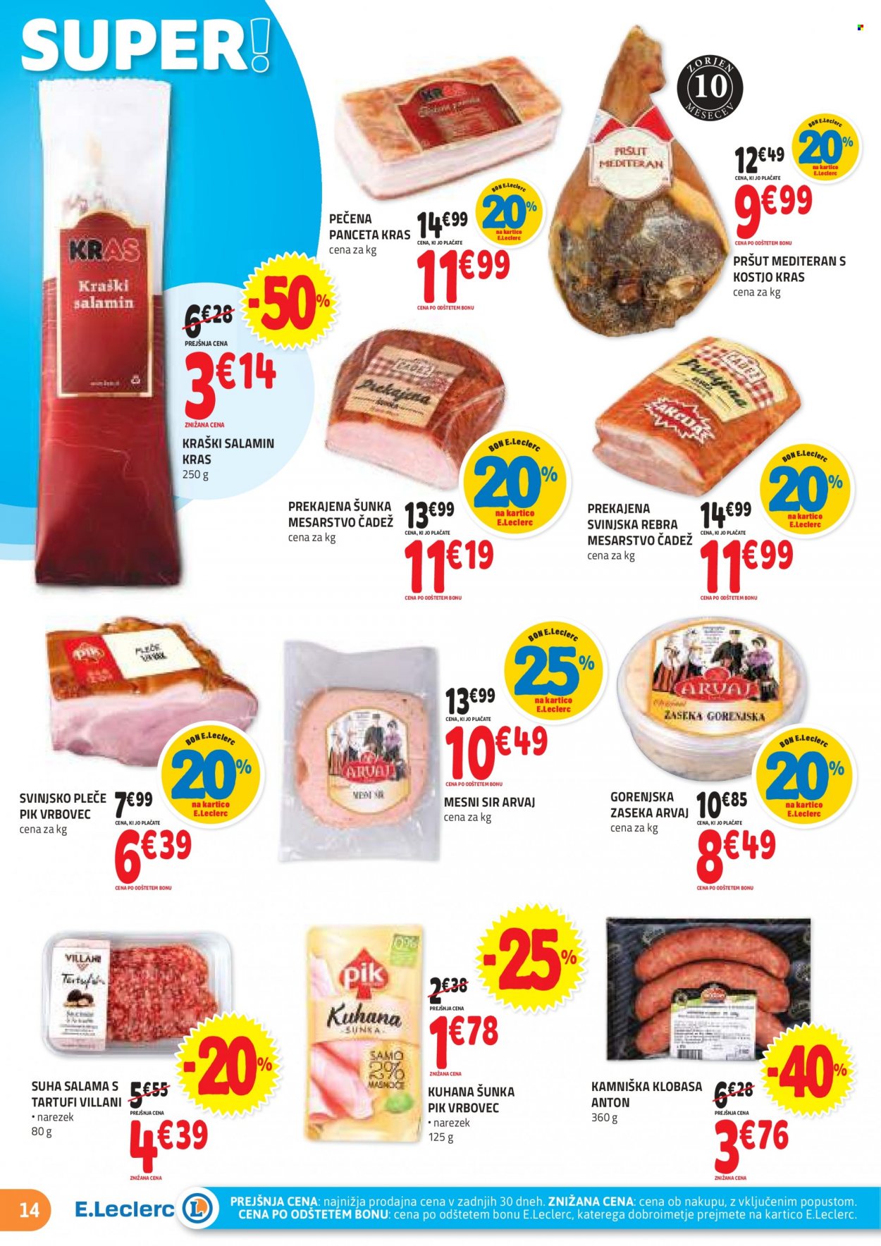 E.Leclerc katalog - 24.1.2024 - 3.2.2024. Stran 14