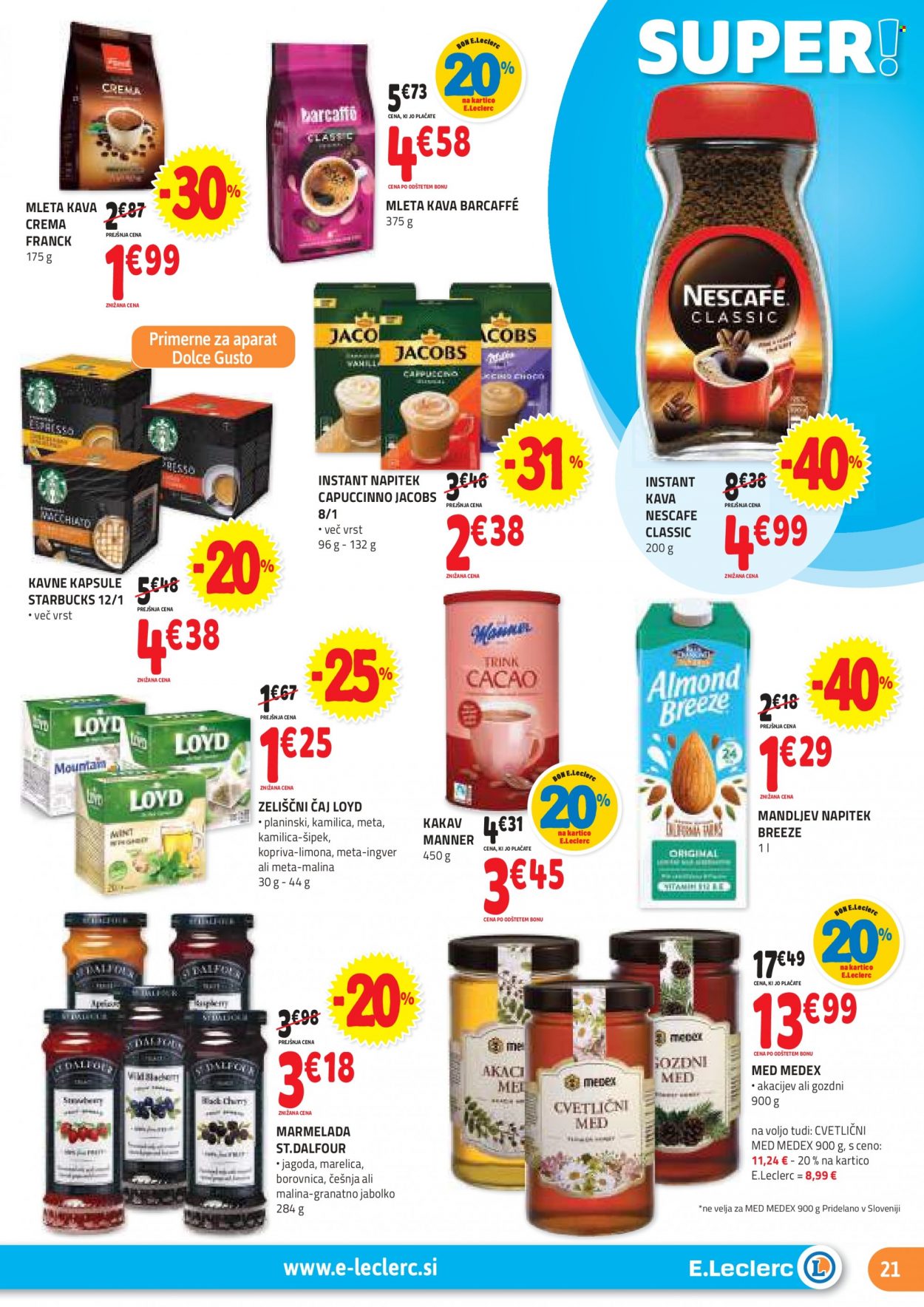 E.Leclerc katalog - 24.1.2024 - 3.2.2024. Stran 21