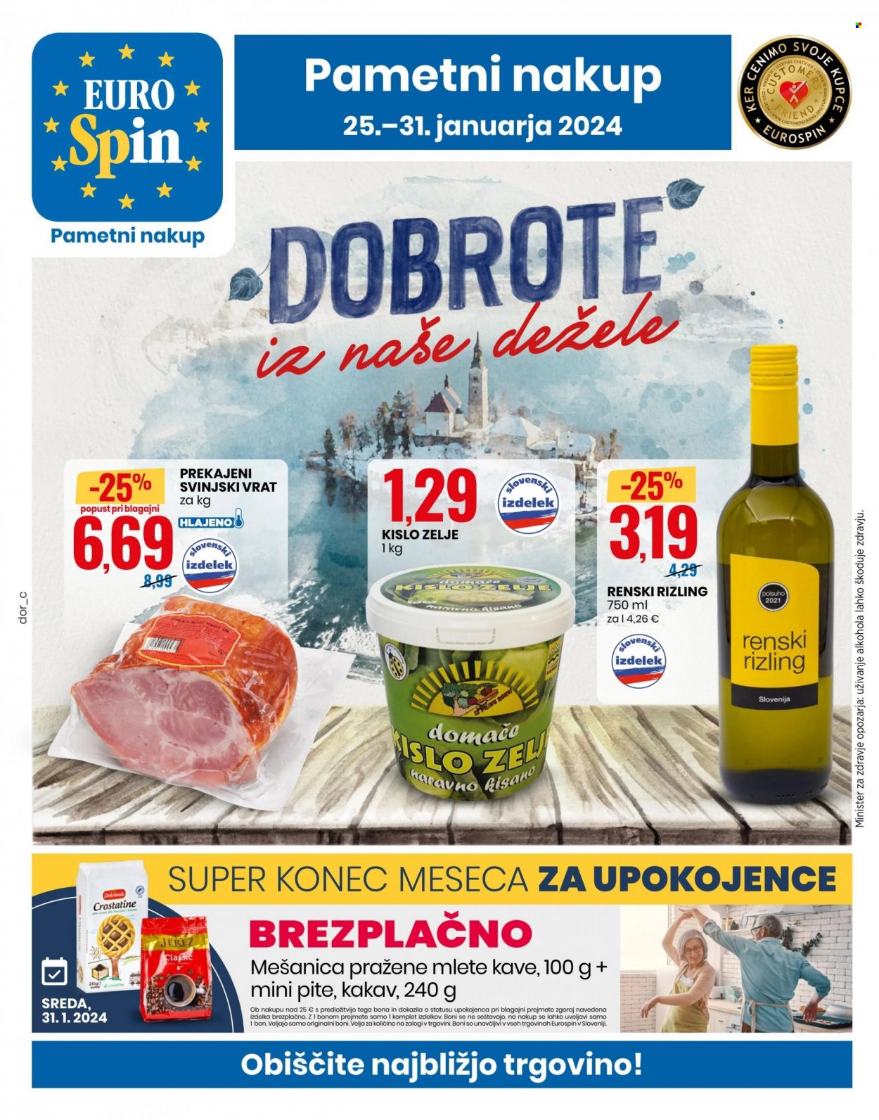 EuroSpin katalog - 25.1.2024 - 31.1.2024. Stran 1