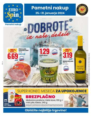 EuroSpin katalog - 25.1.2024 - 31.1.2024.