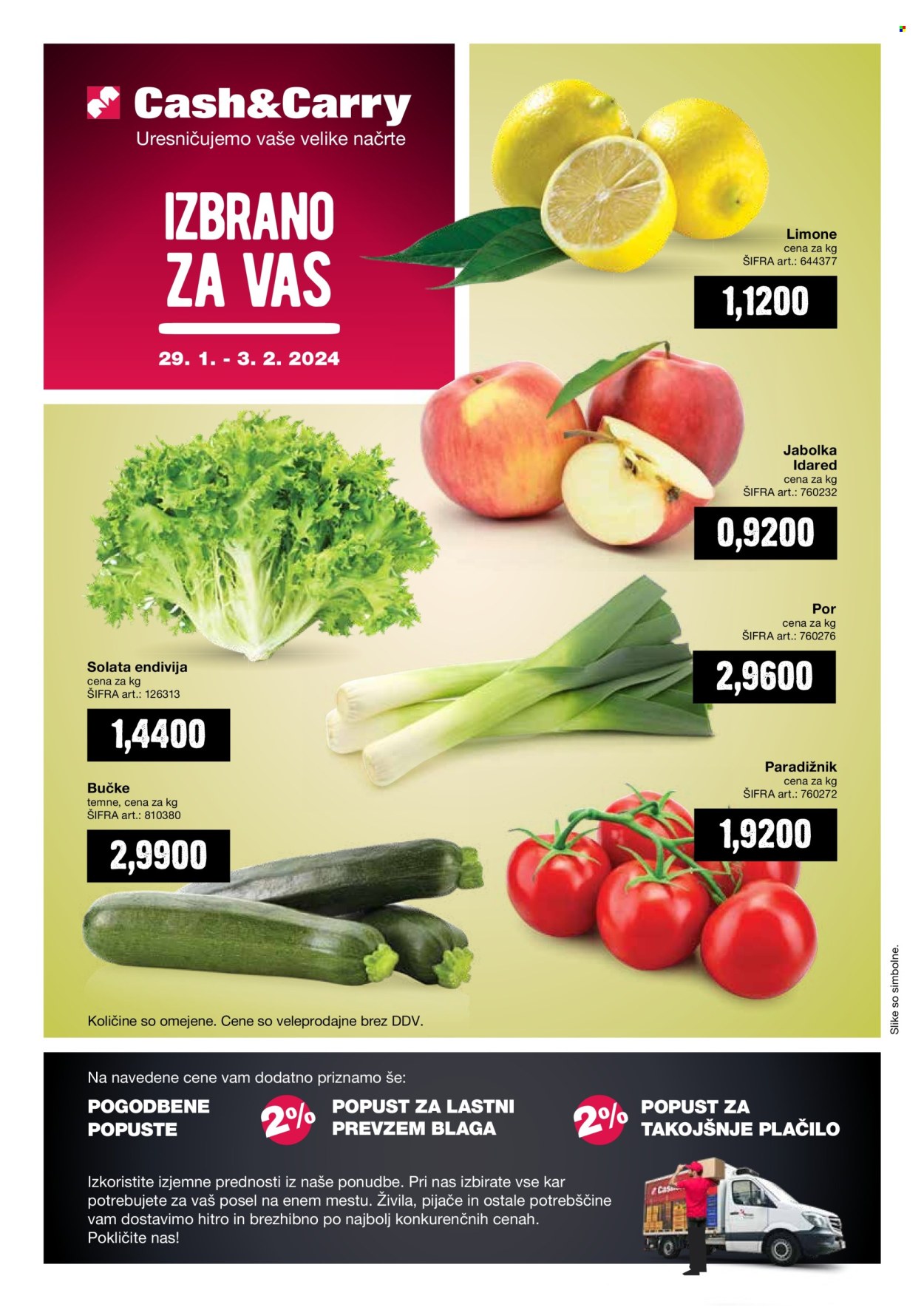 Mercator Cash & Carry katalog - 29.1.2024 - 3.2.2024. Stran 1