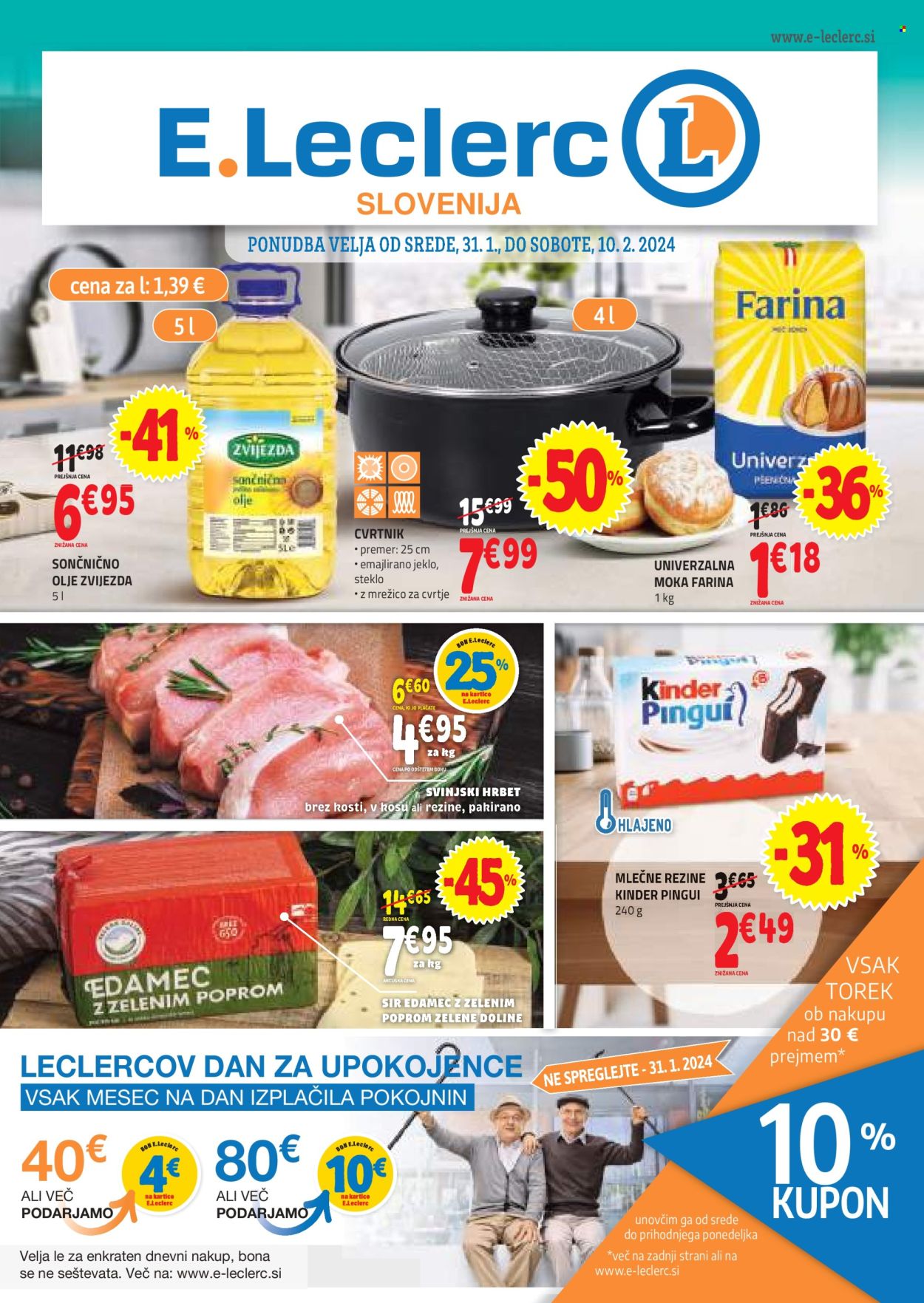E.Leclerc katalog - 31.1.2024 - 10.2.2024. Stran 1