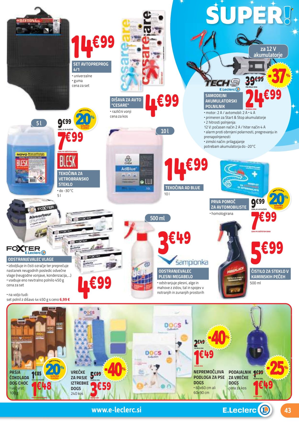 E.Leclerc katalog - 31.1.2024 - 10.2.2024. Stran 43