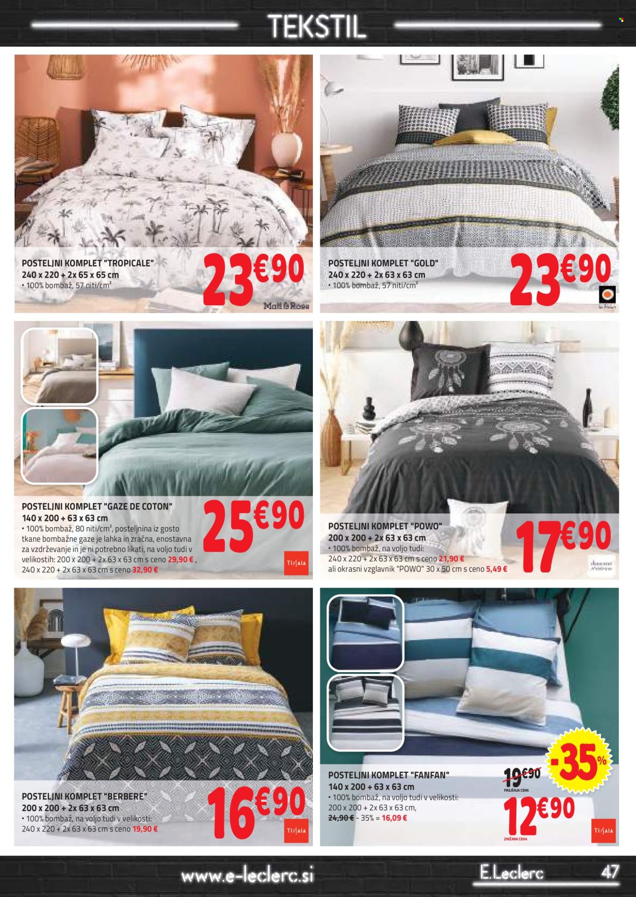 E.Leclerc katalog - 31.1.2024 - 10.2.2024. Stran 47