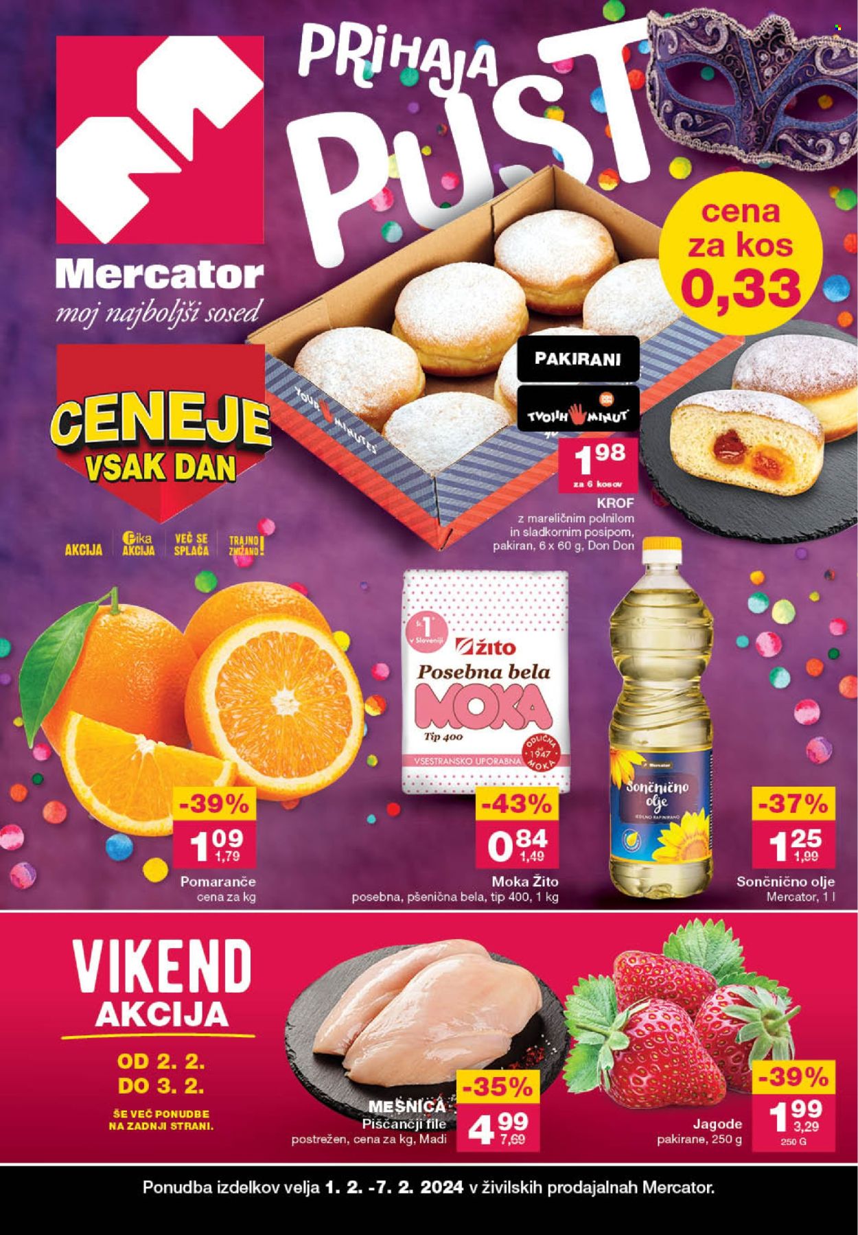 Mercator katalog - 1.2.2024 - 7.2.2024. Stran 1