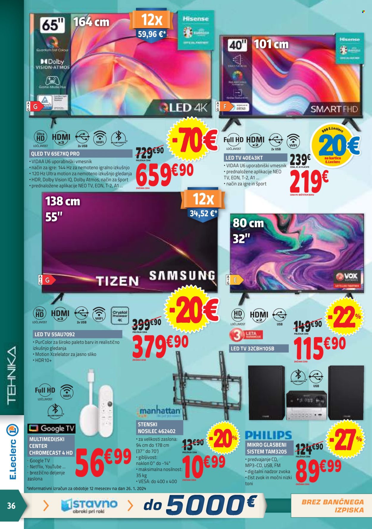 E.Leclerc katalog - 7.2.2024 - 17.2.2024. Stran 36