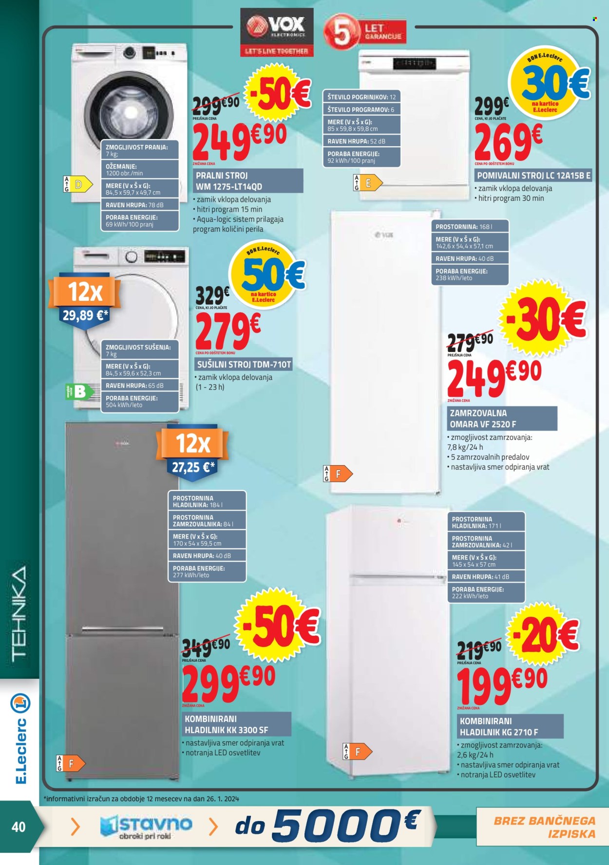 E.Leclerc katalog - 7.2.2024 - 17.2.2024. Stran 40