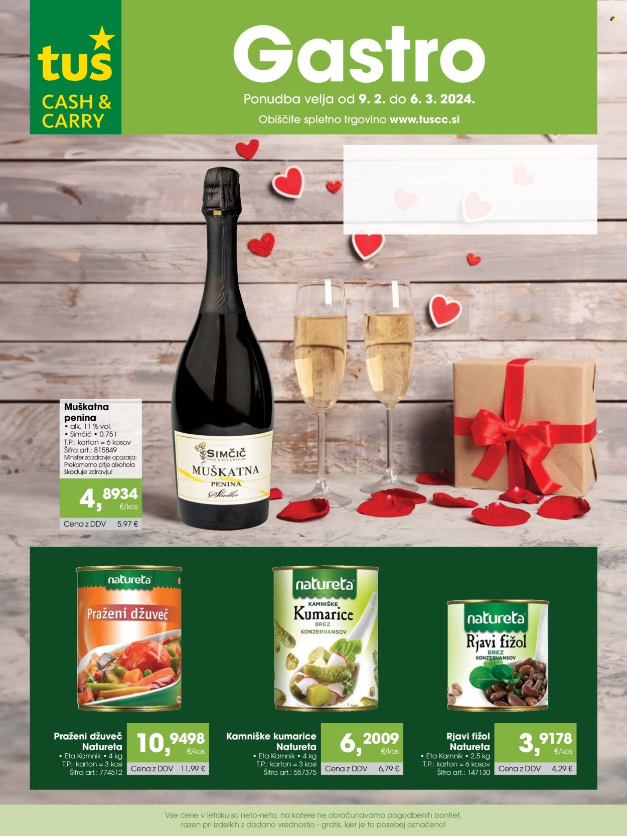 Tuš Cash & Carry katalog - 9.2.2024 - 6.3.2024. Stran 1