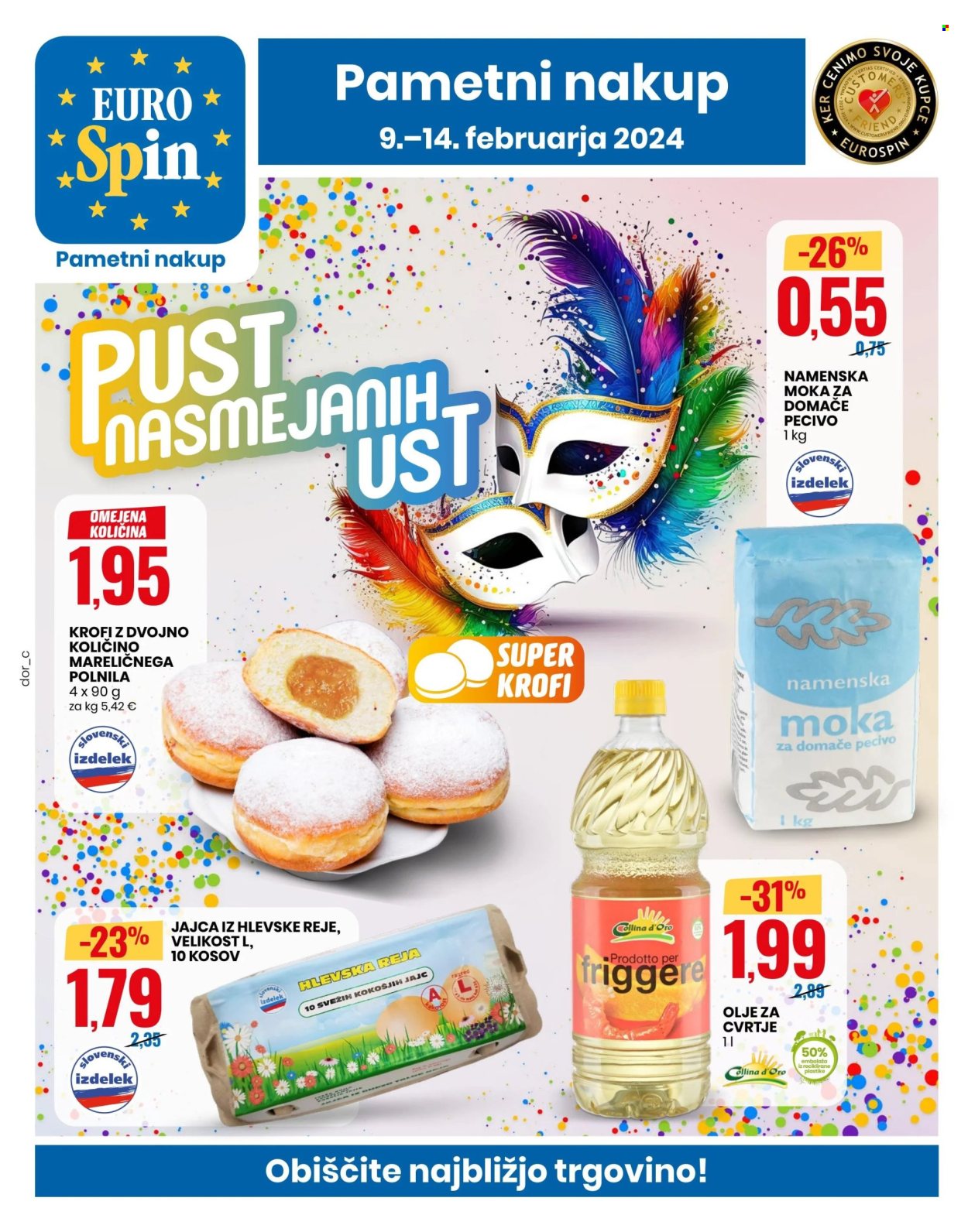 EuroSpin katalog - 9.2.2024 - 14.2.2024. Stran 1