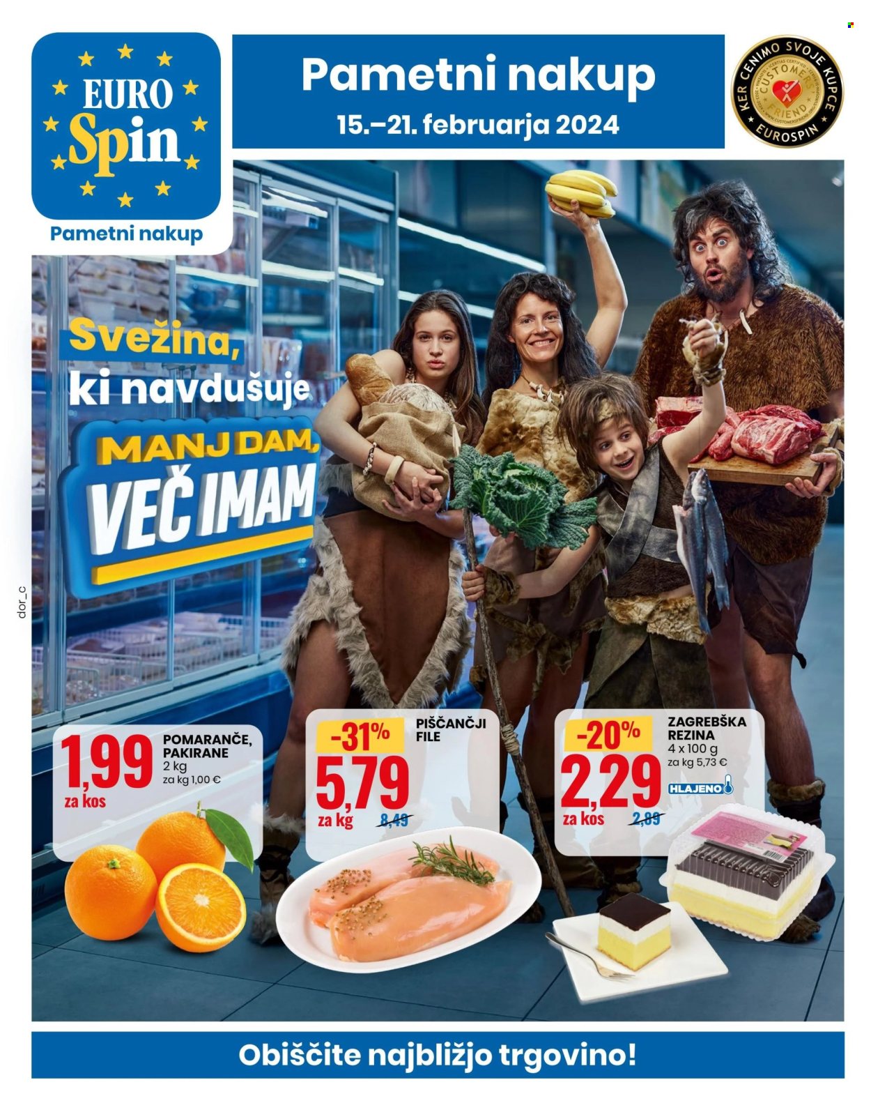 EuroSpin katalog - 15.2.2024 - 21.2.2024. Stran 1