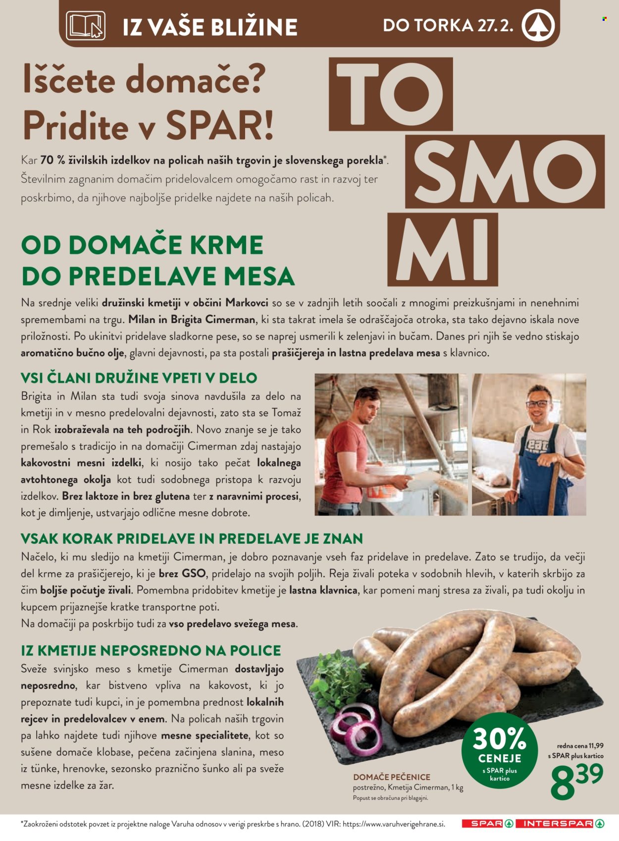 SPAR katalog - 21.2.2024 - 27.2.2024. Stran 14
