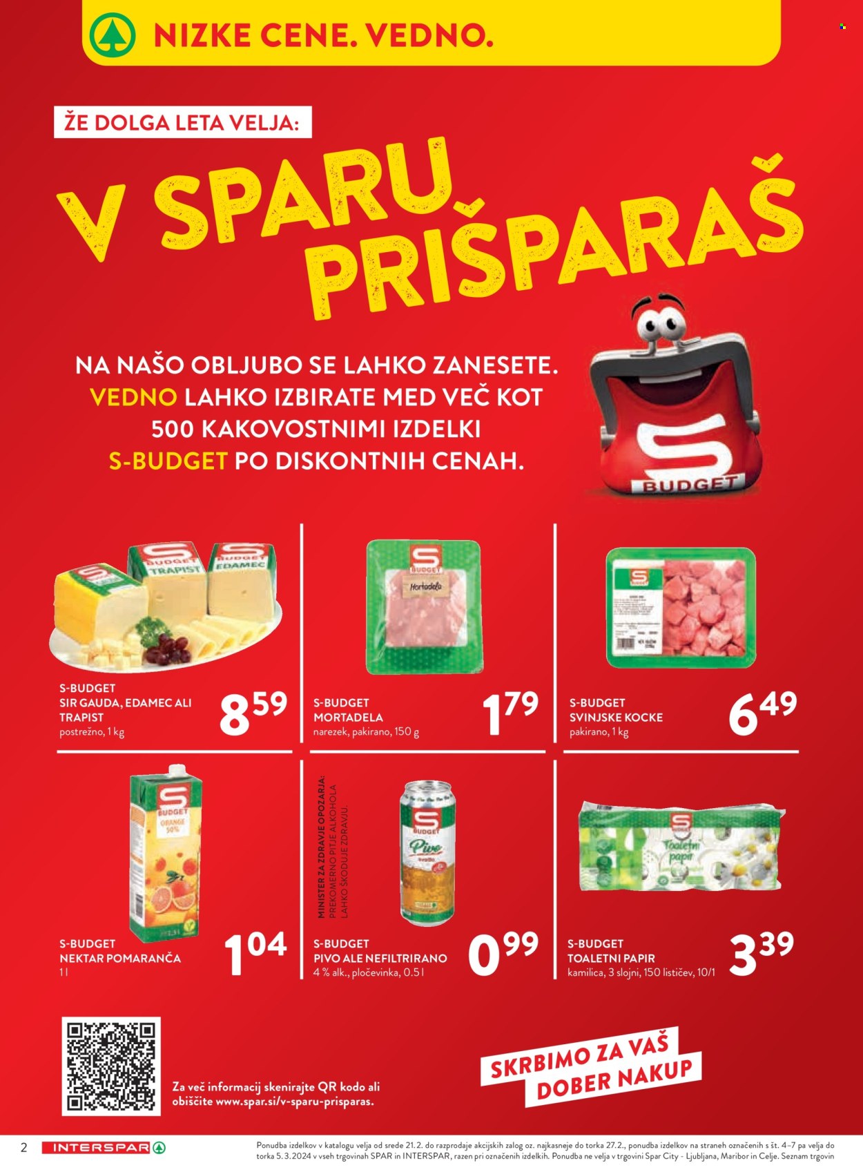 INTERSPAR katalog - 21.2.2024 - 5.3.2024. Stran 2