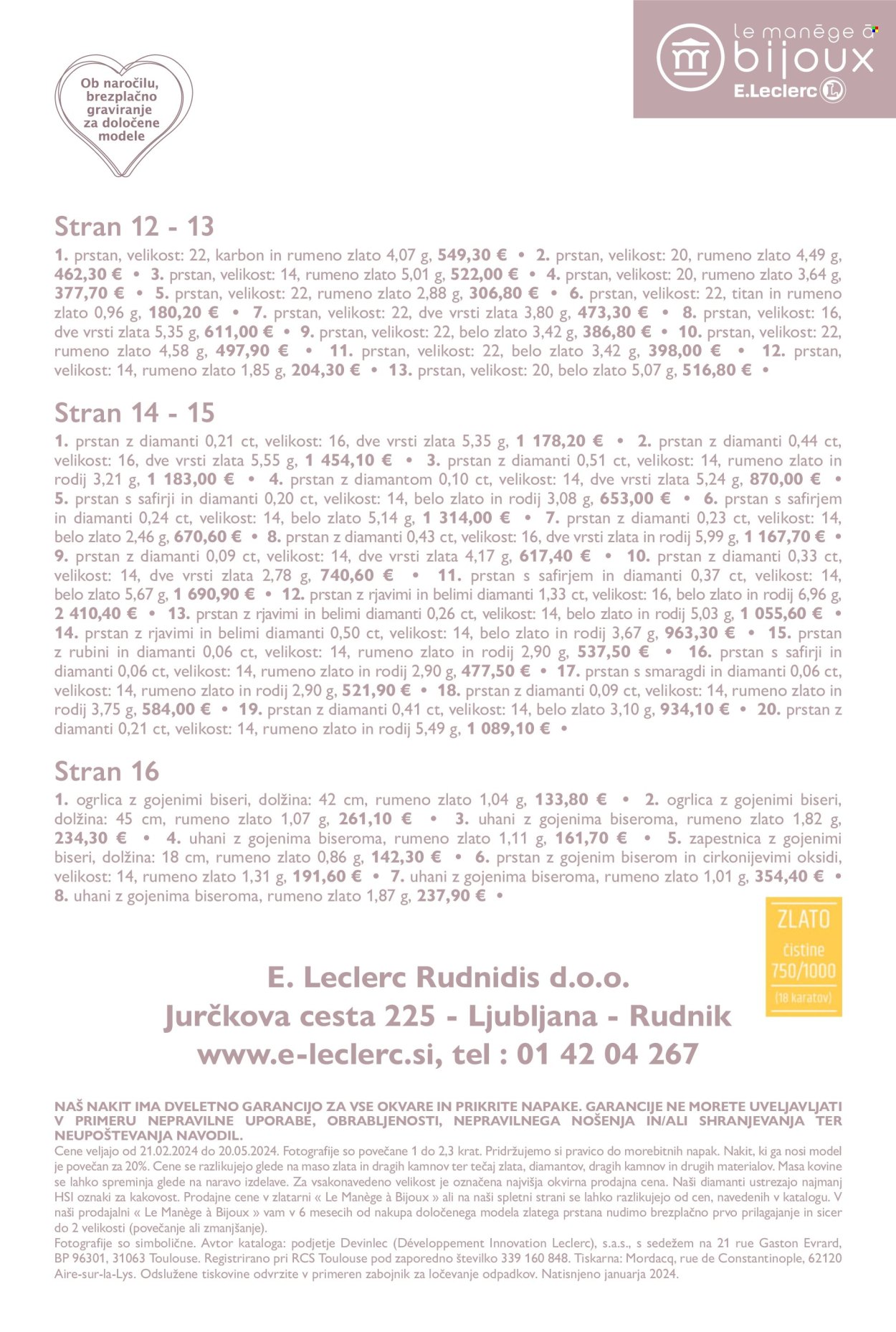 E.Leclerc katalog - 21.2.2024 - 31.12.2024. Stran 17