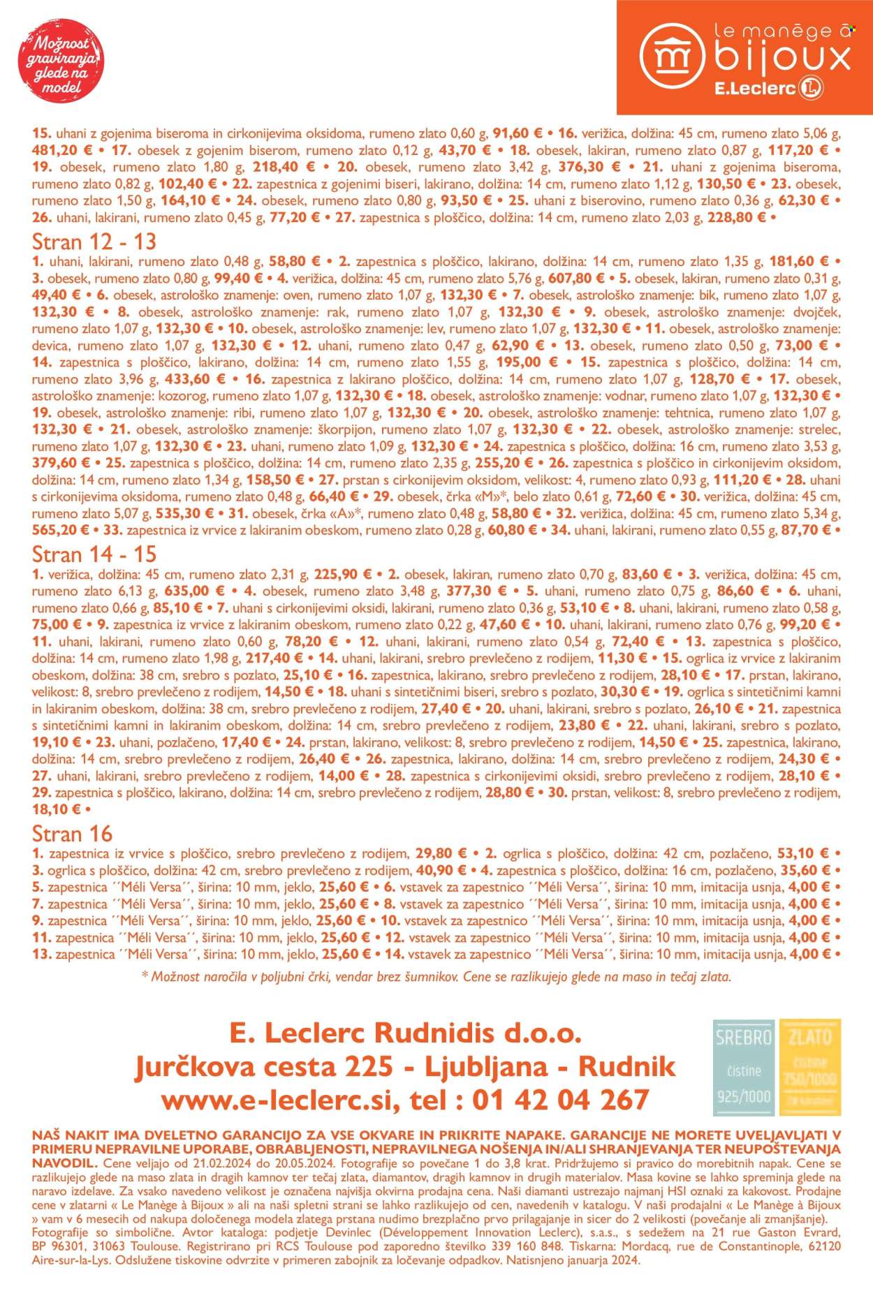 E.Leclerc katalog - 21.2.2024 - 31.12.2024. Stran 17