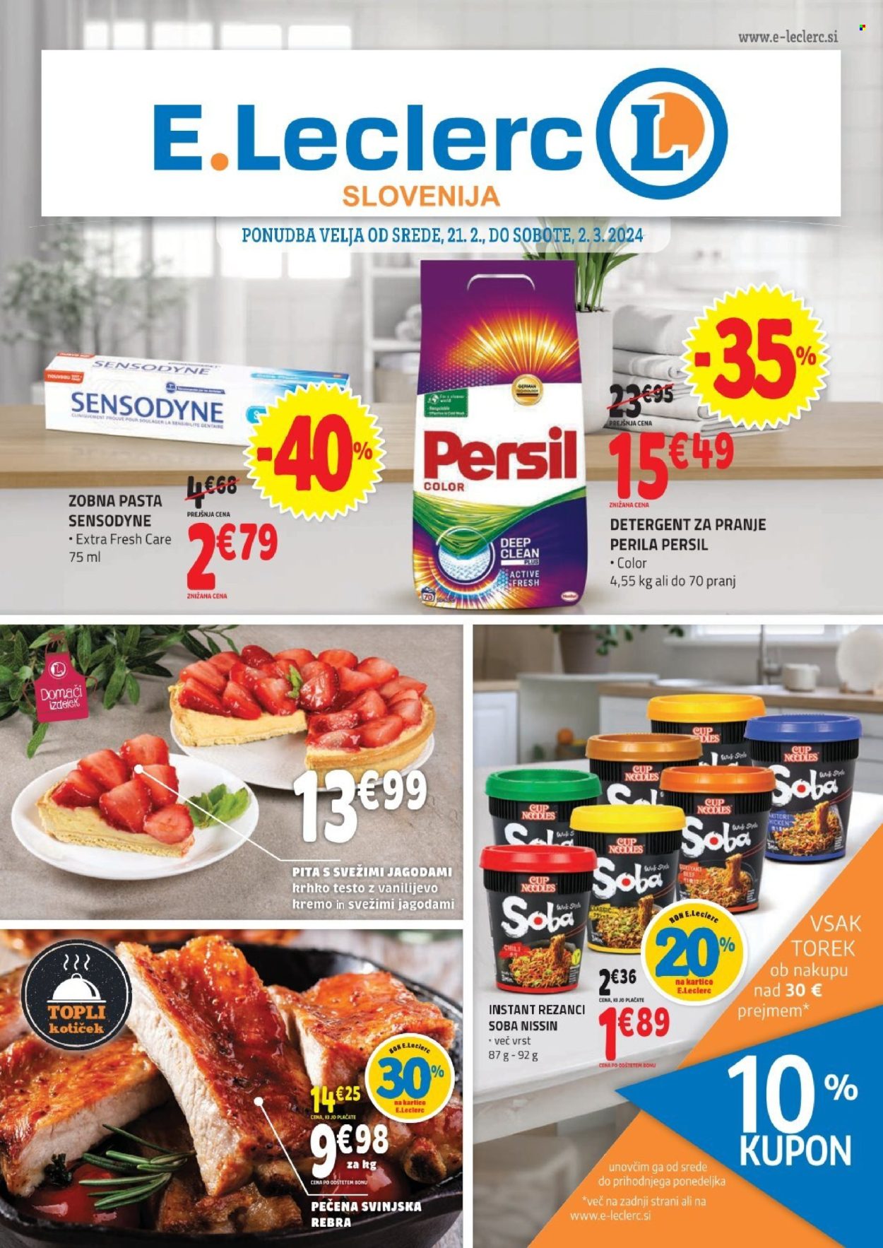 E.Leclerc katalog - 21.2.2024 - 2.3.2024. Stran 1
