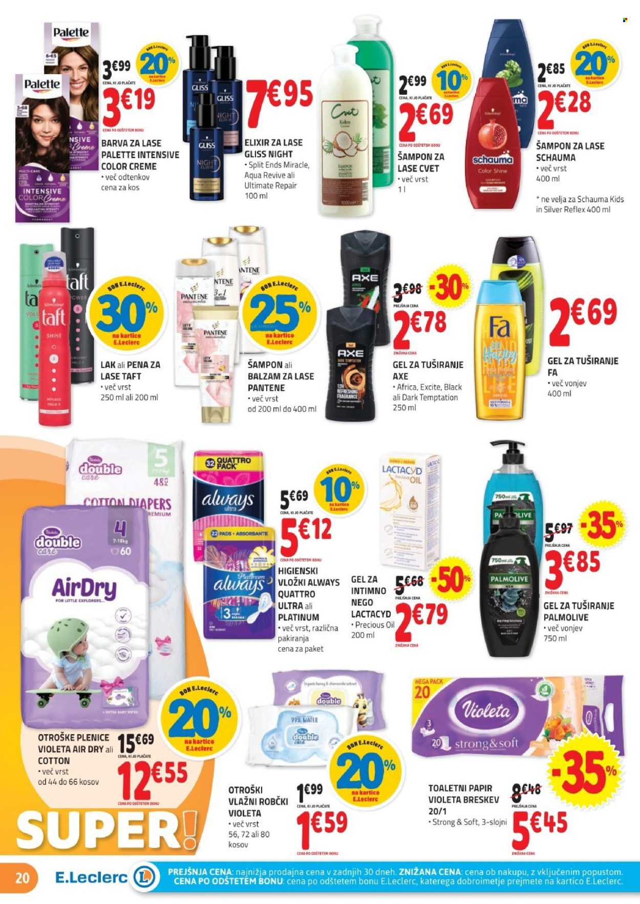 E.Leclerc katalog - 21.2.2024 - 2.3.2024. Stran 20