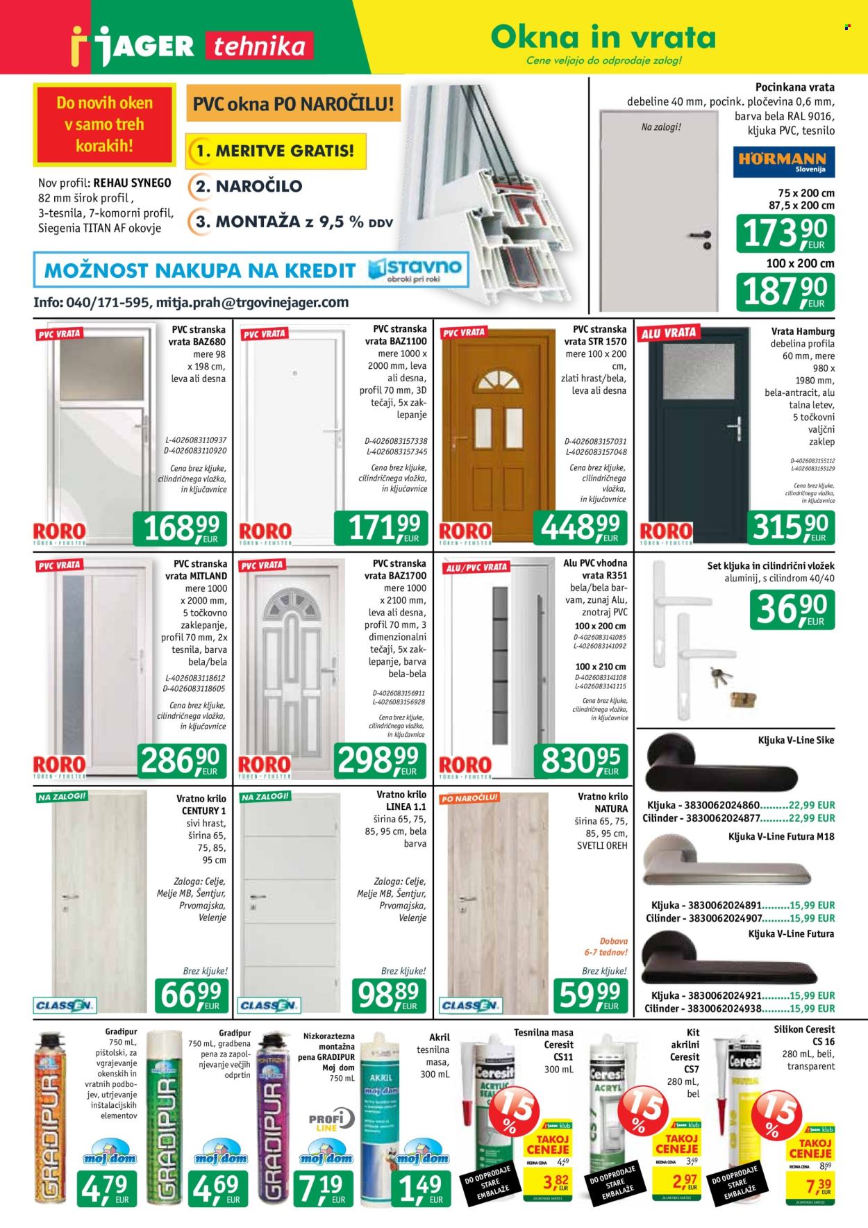 JAGER katalog. Stran 1
