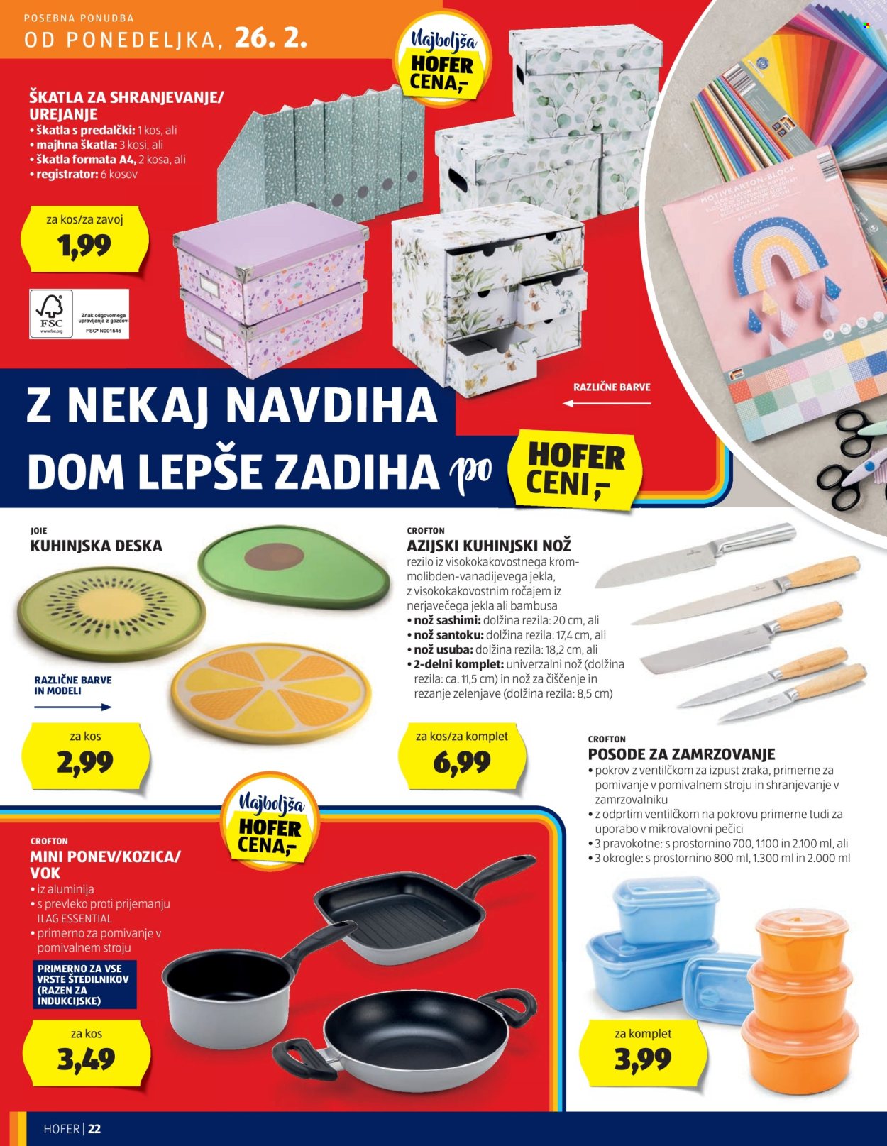 Hofer katalog - 22.2.2024 - 2.3.2024. Stran 22
