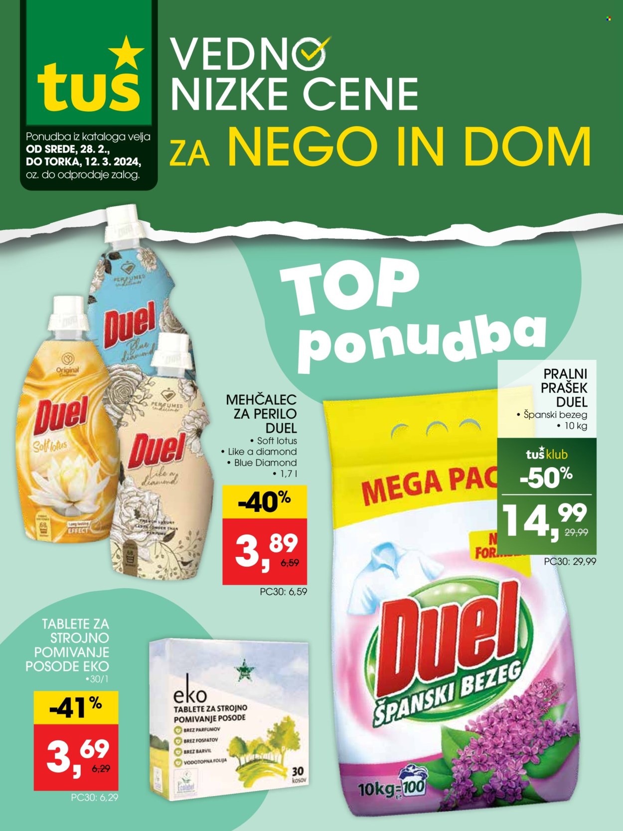 Tuš katalog - 28.2.2024 - 12.3.2024. Stran 1