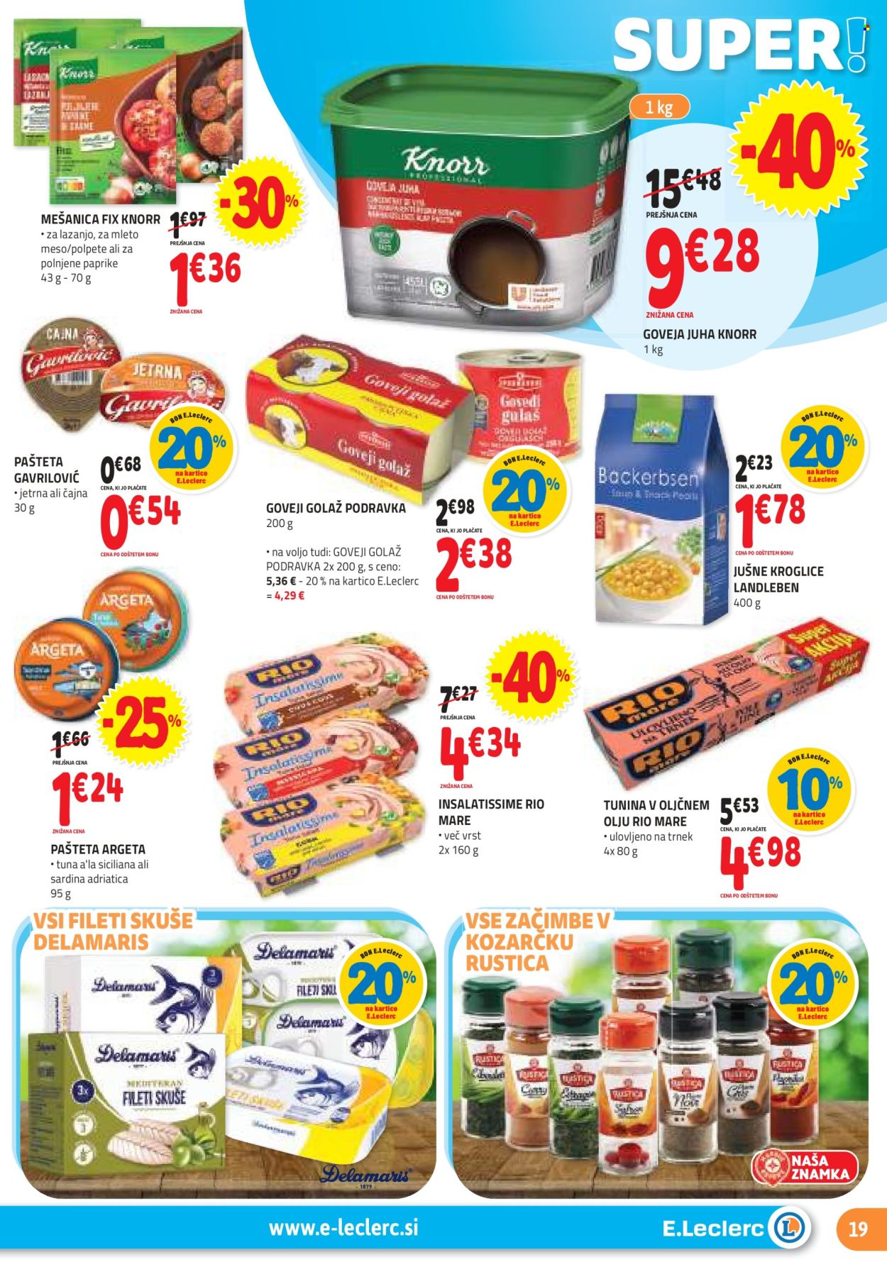 E.Leclerc katalog - 28.2.2024 - 9.3.2024. Stran 19
