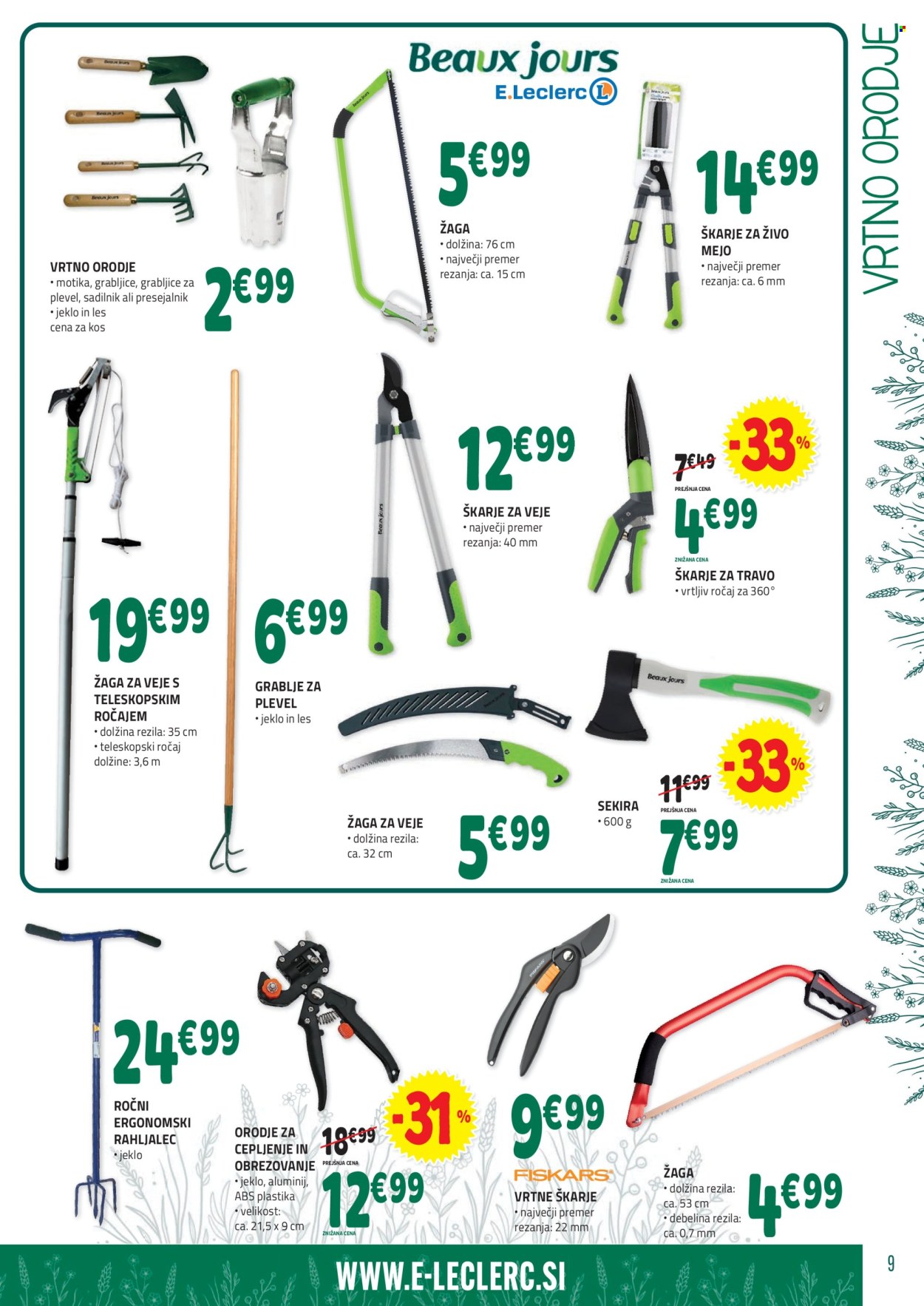 E.Leclerc katalog - 28.2.2024 - 16.3.2024. Stran 9