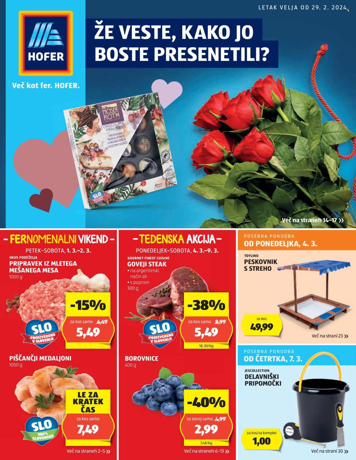 Hofer katalog - 29.2.2024 - 9.3.2024. Stran 1
