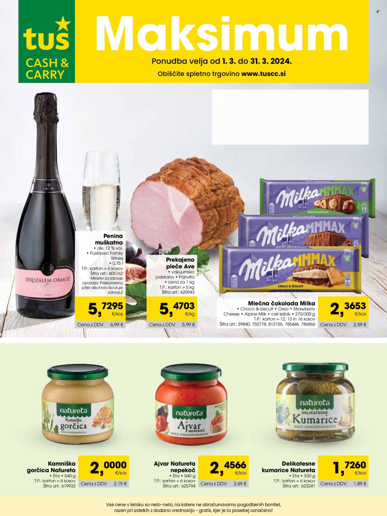 Tuš Cash & Carry katalog - 1.3.2024 - 31.3.2024. Stran 1