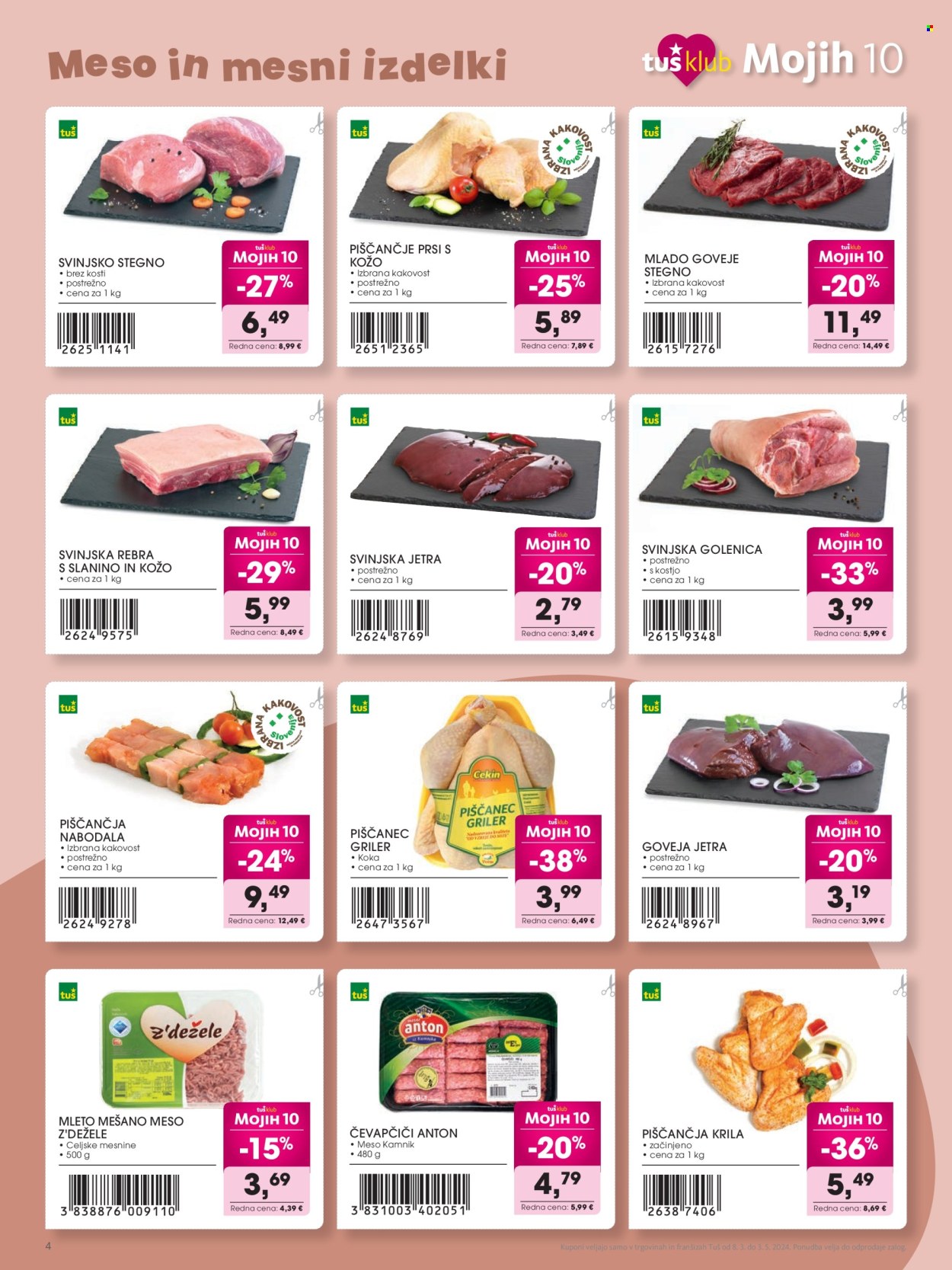 Tuš katalog - 8.3.2024 - 3.5.2024. Stran 4