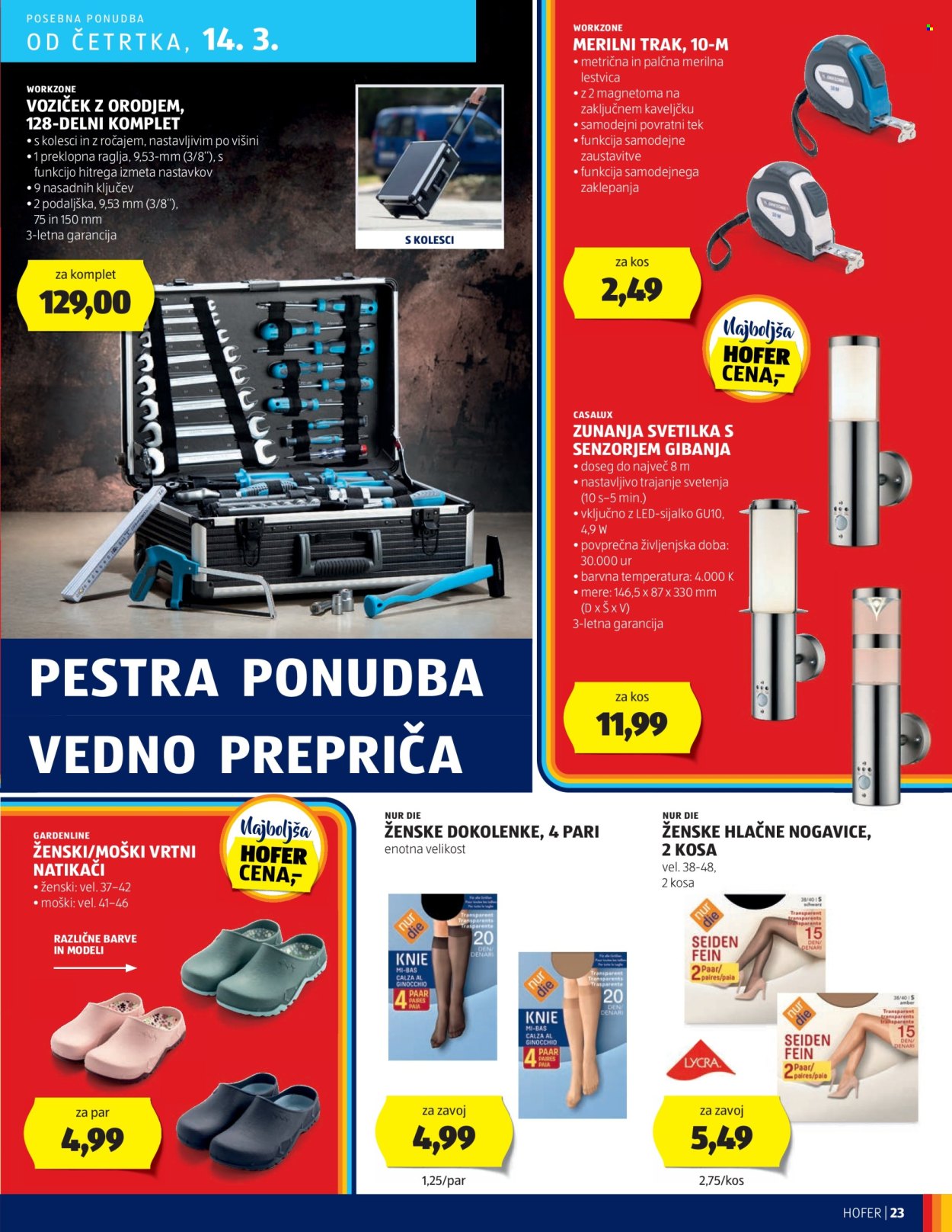 Hofer katalog - 7.3.2024 - 16.3.2024. Stran 23