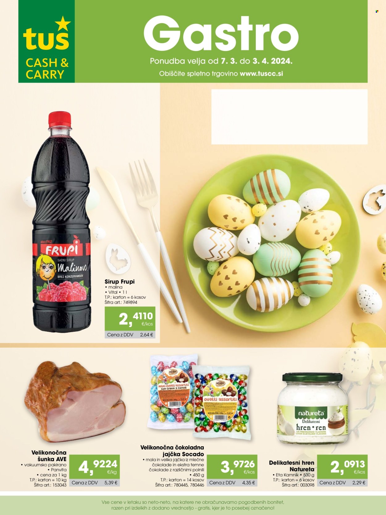 Tuš Cash & Carry katalog - 7.3.2024 - 3.4.2024. Stran 1