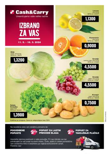 Mercator Cash & Carry katalog - 11.3.2024 - 16.3.2024.