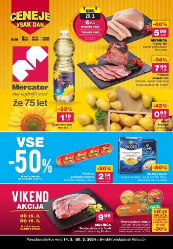 Mercator katalog - 14.3.2024 - 20.3.2024.