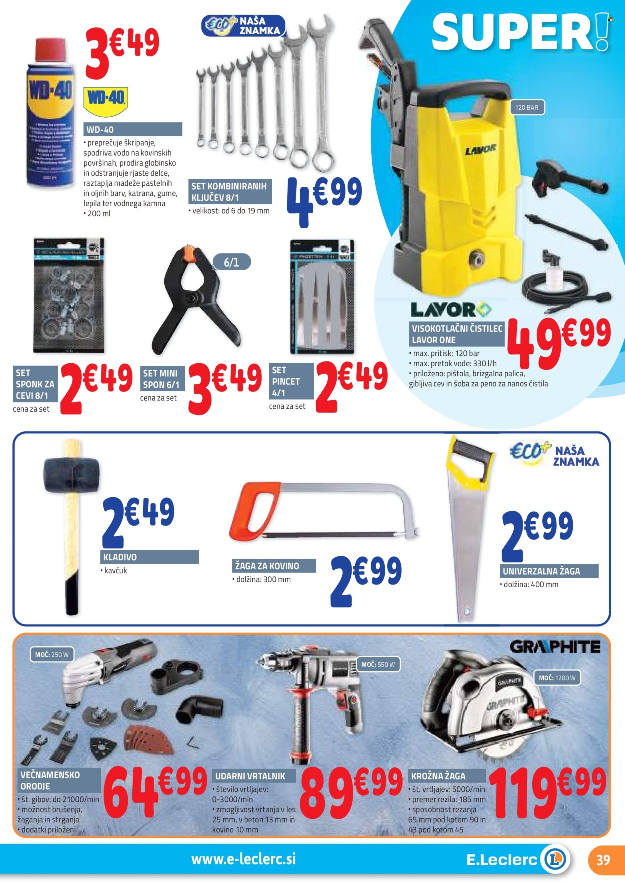E.Leclerc katalog - 13.3.2024 - 23.3.2024. Stran 39