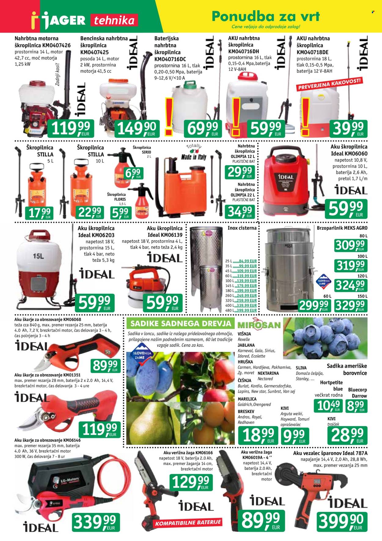 JAGER katalog. Stran 1