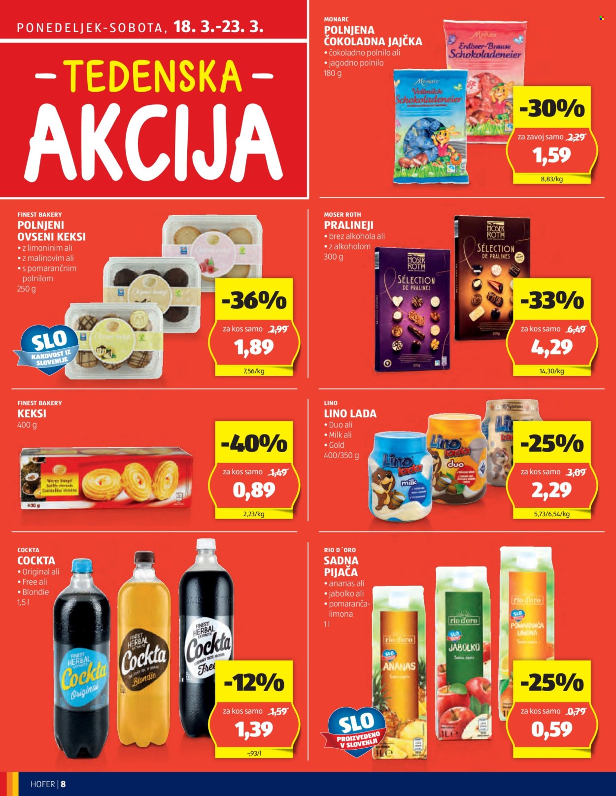 Hofer katalog - 14.3.2024 - 23.3.2024. Stran 8