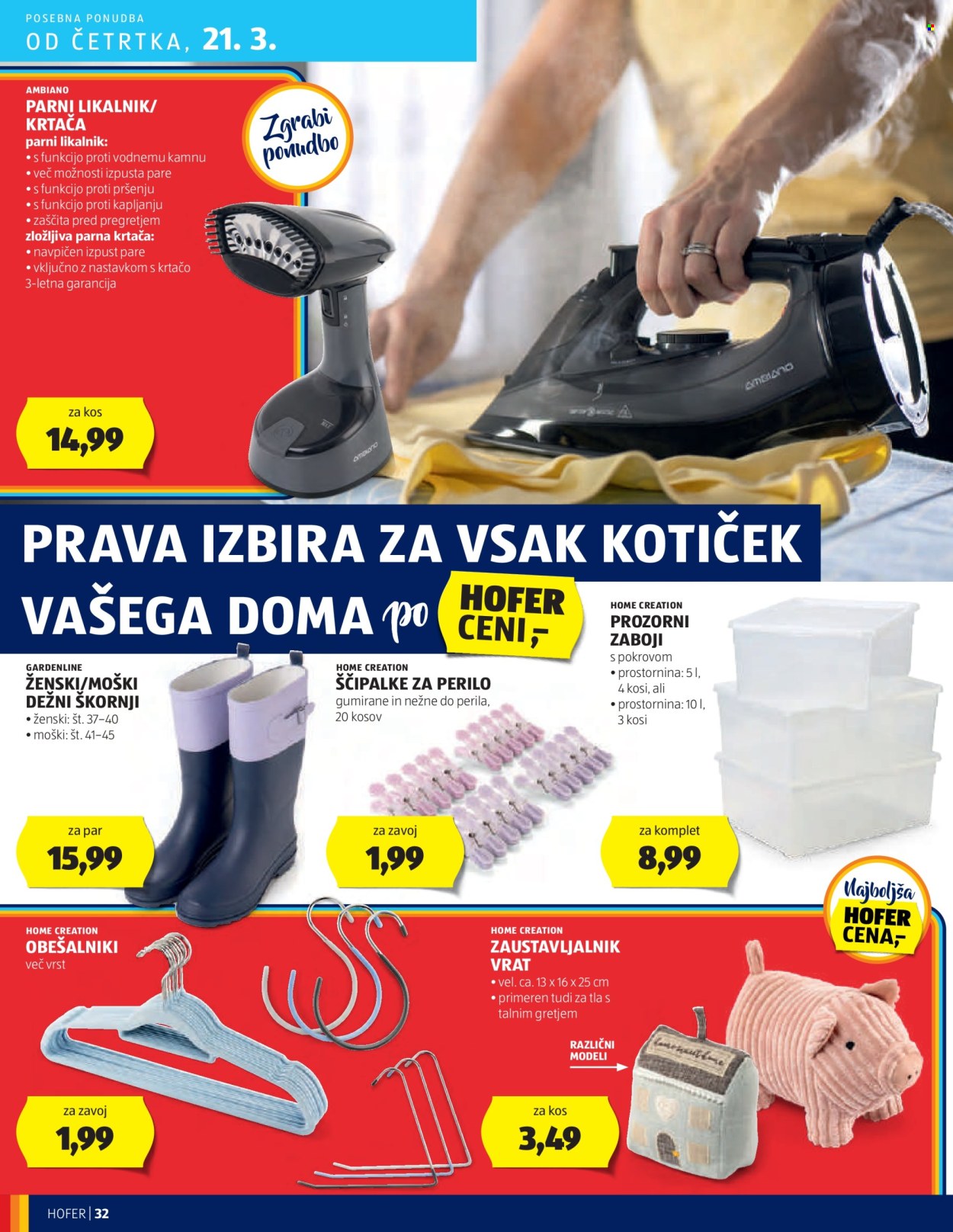 Hofer katalog - 14.3.2024 - 23.3.2024. Stran 32