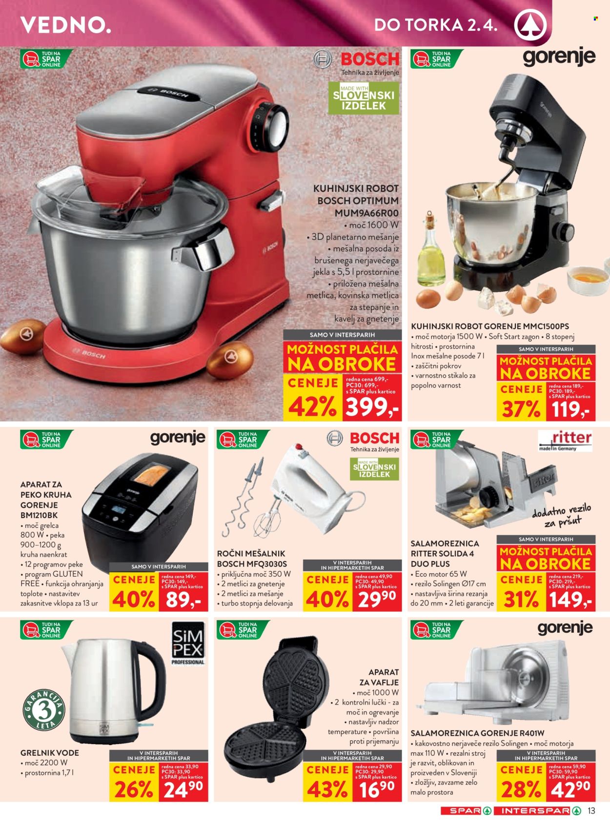 SPAR katalog - 20.3.2024 - 2.4.2024. Stran 13