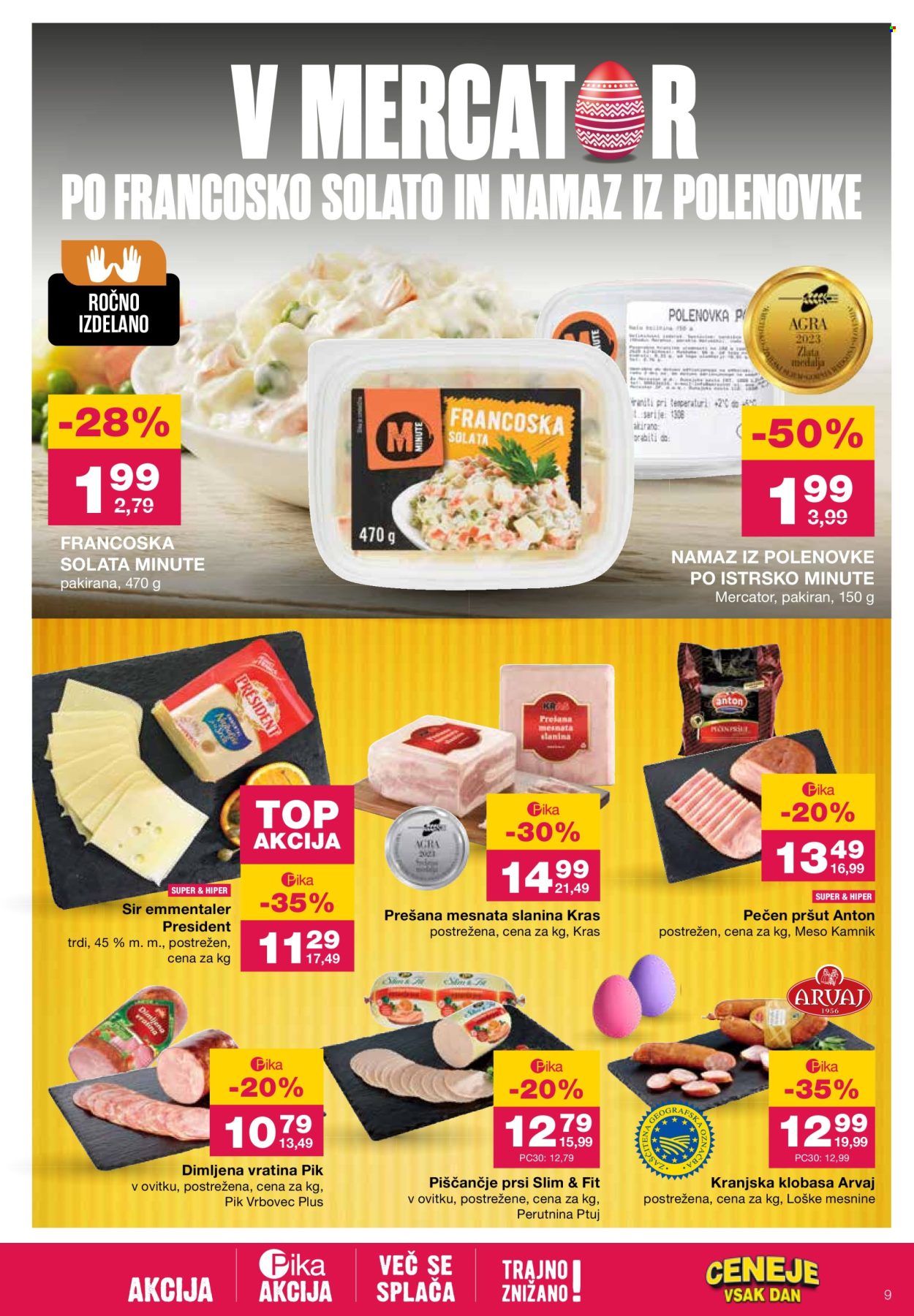 Mercator katalog - 21.3.2024 - 27.3.2024. Stran 9