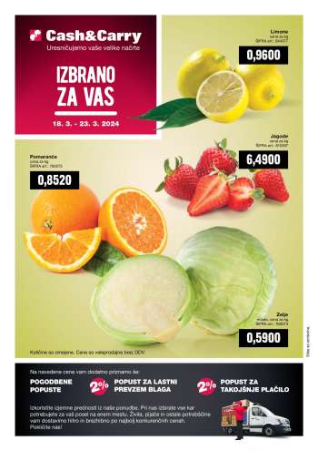Mercator Cash & Carry katalog - 18.3.2024 - 23.3.2024.