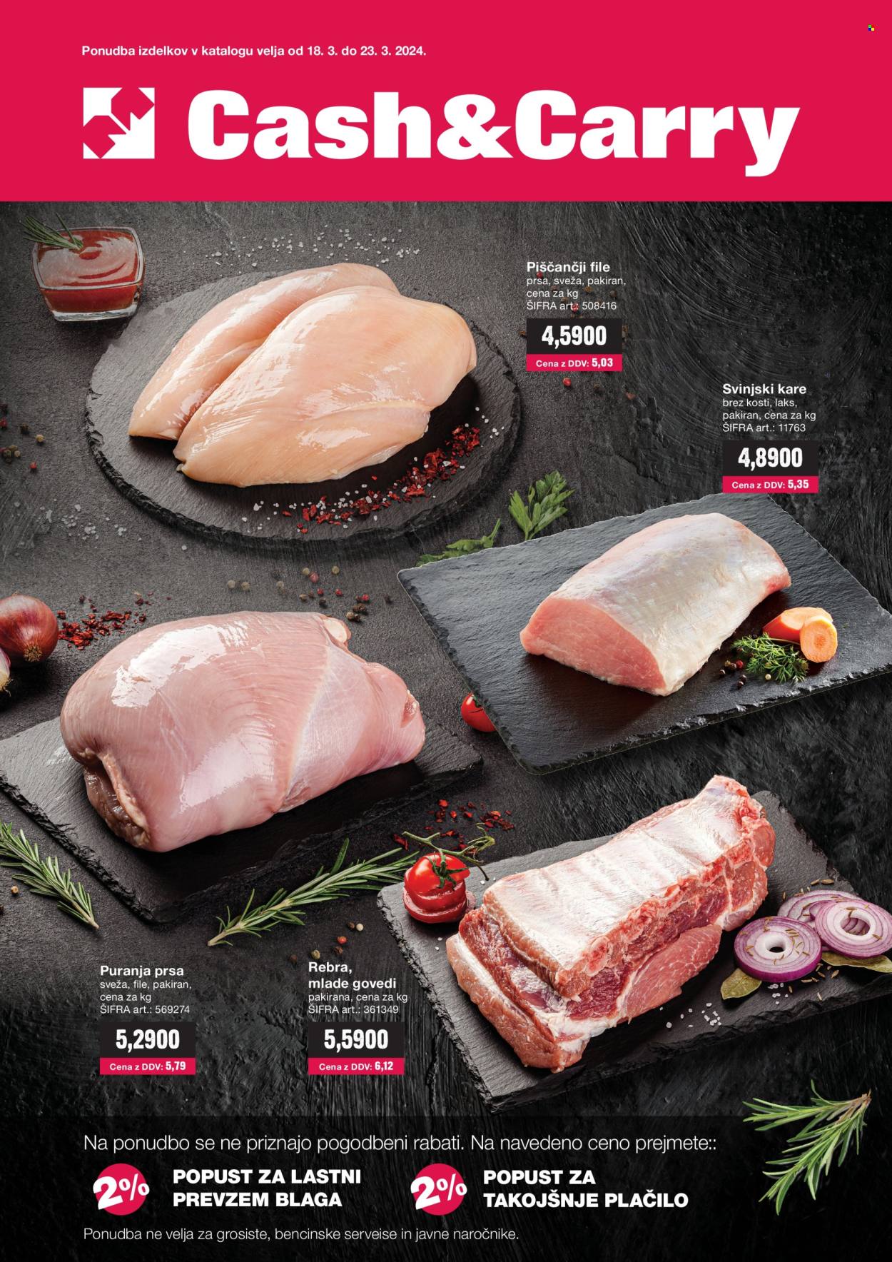 Mercator Cash & Carry katalog - 18.3.2024 - 23.3.2024. Stran 1