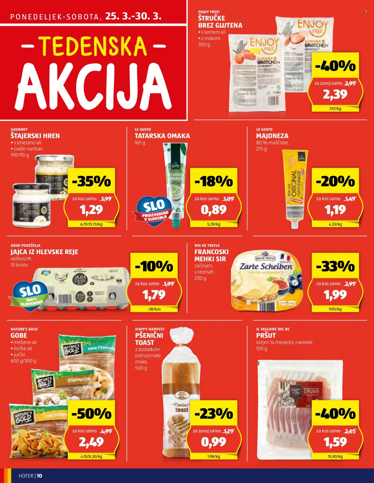 Hofer katalog - 21.3.2024 - 30.3.2024. Stran 10